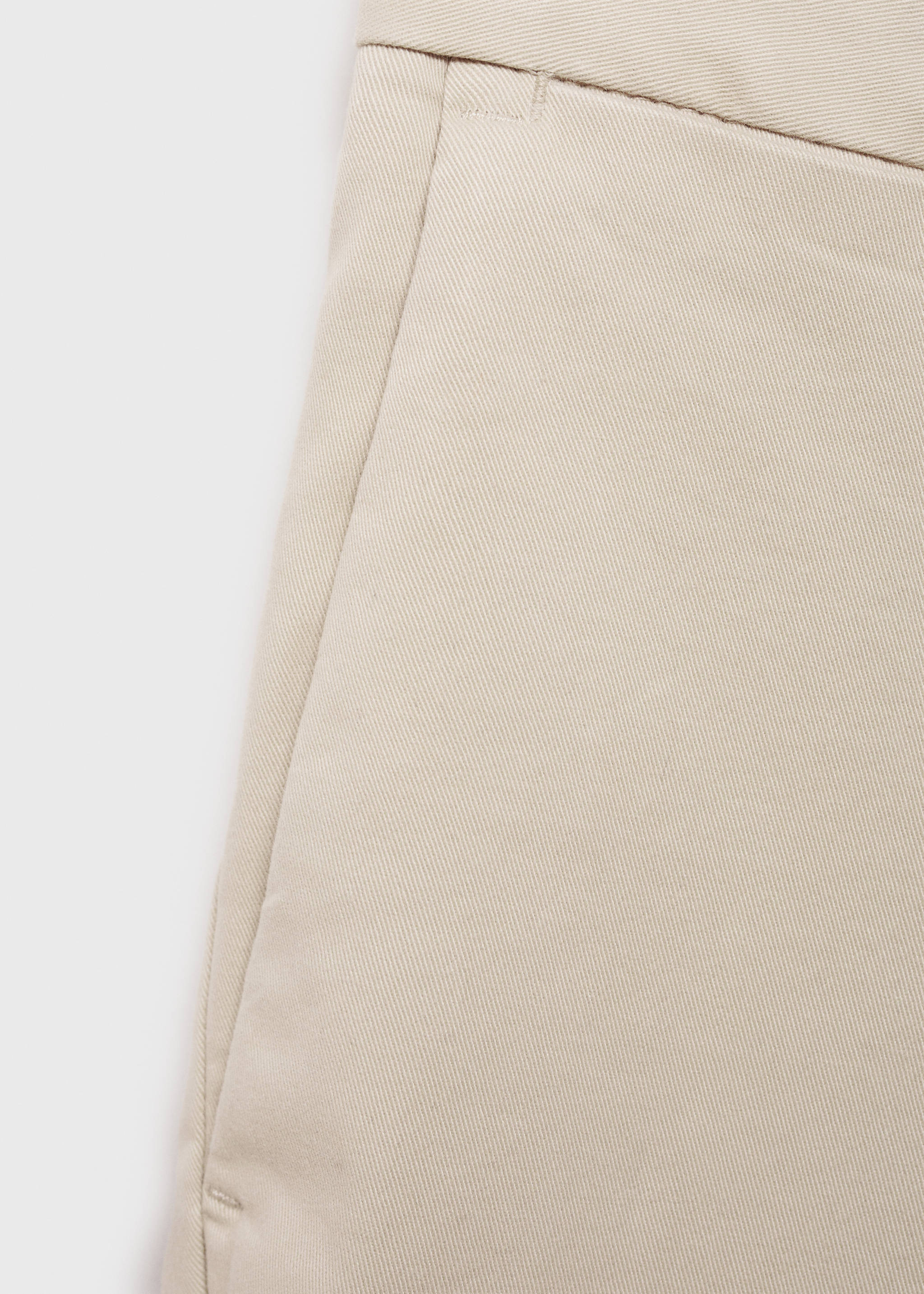 Παντελόνι τσίνο slim fit σερζ - Λεπτομέρεια του προϊόντος 0