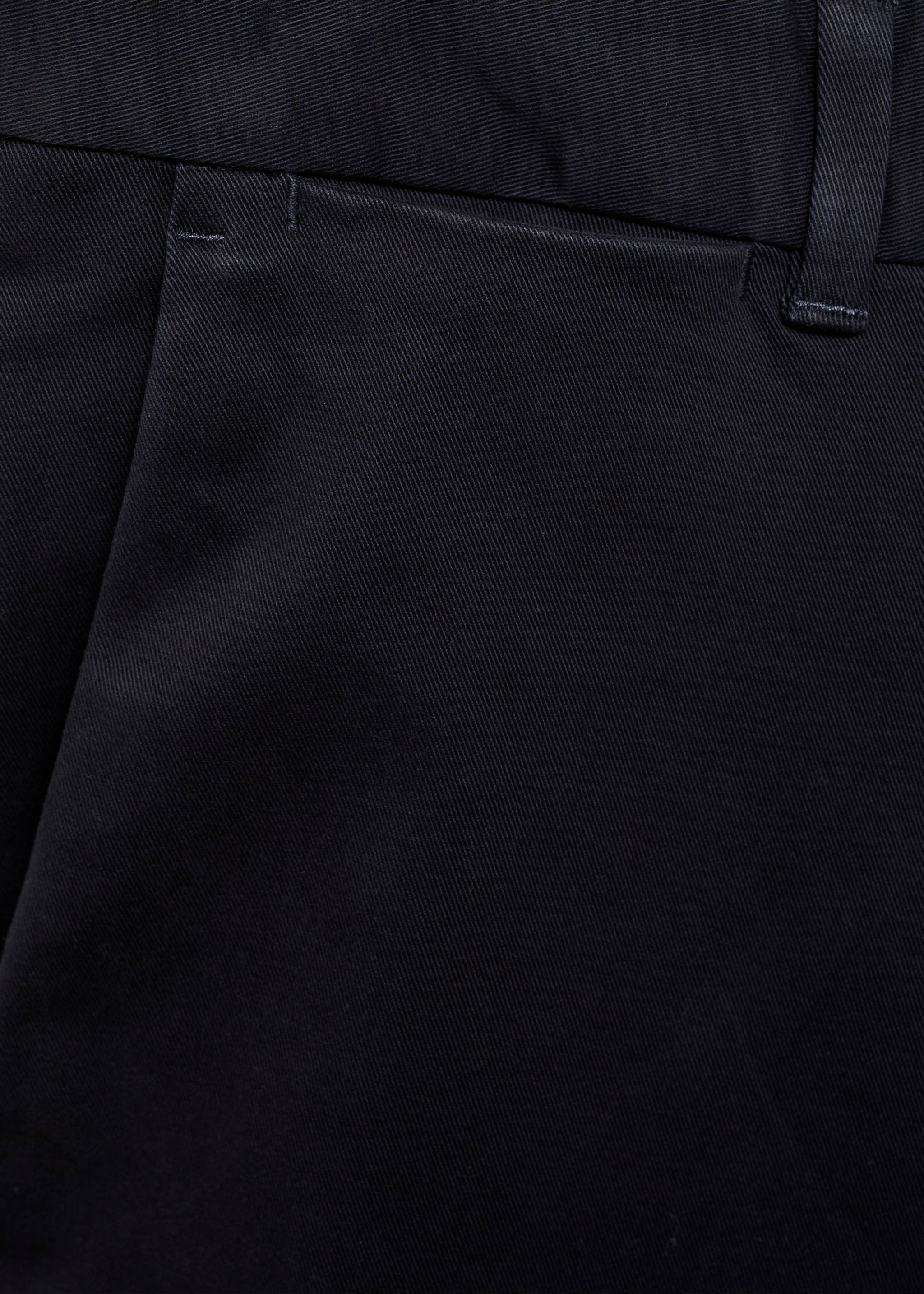 Slim fit serge chino - Detail van het artikel 0, Donkermarine. Ref: 77044434-00.