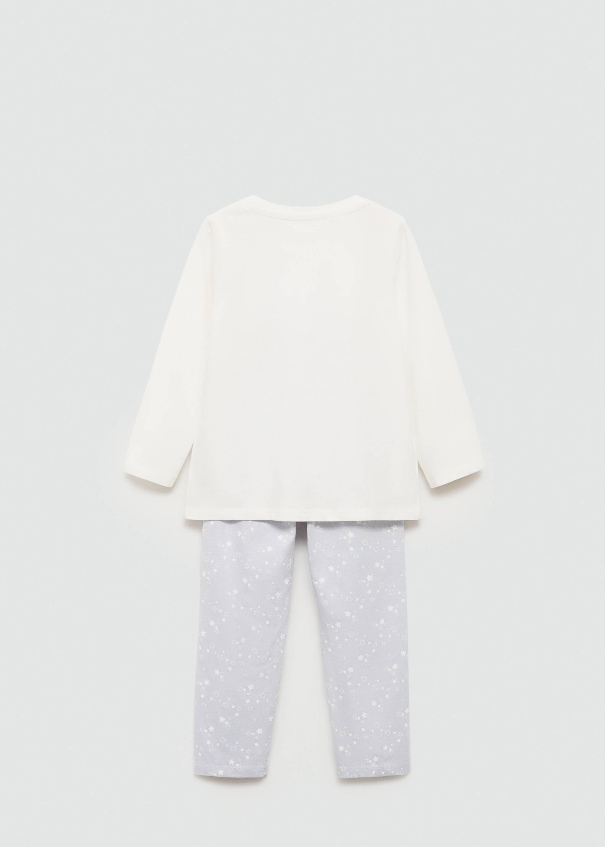 Lång pyjamas stjärnmönster - Artikelns baksida