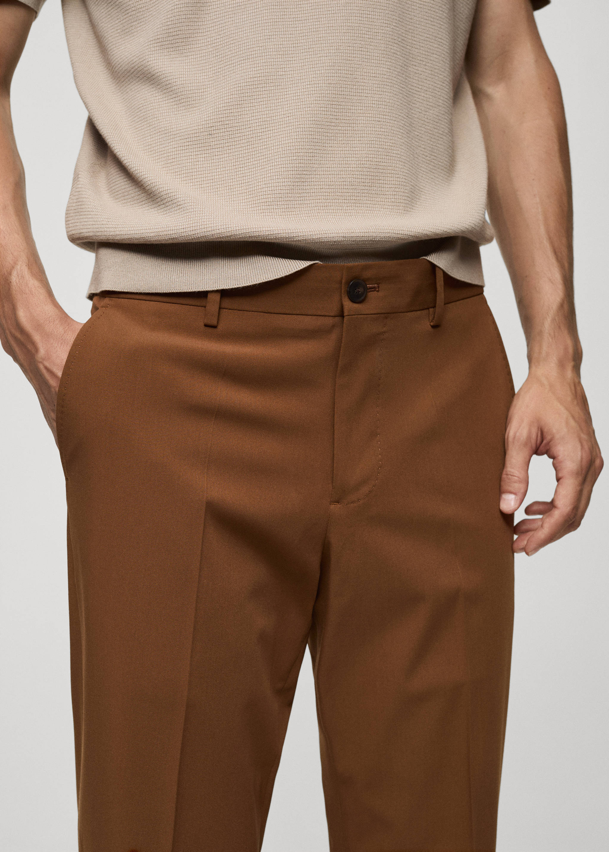 Pantalón traje slim fit - Detalle del artículo 1