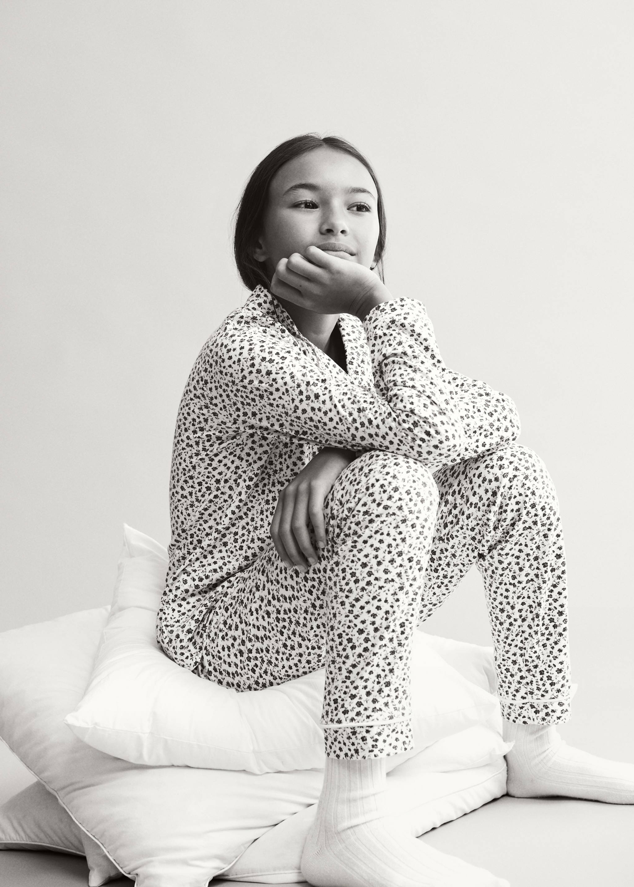 Floral cotton pyjamas - Details of the article 6