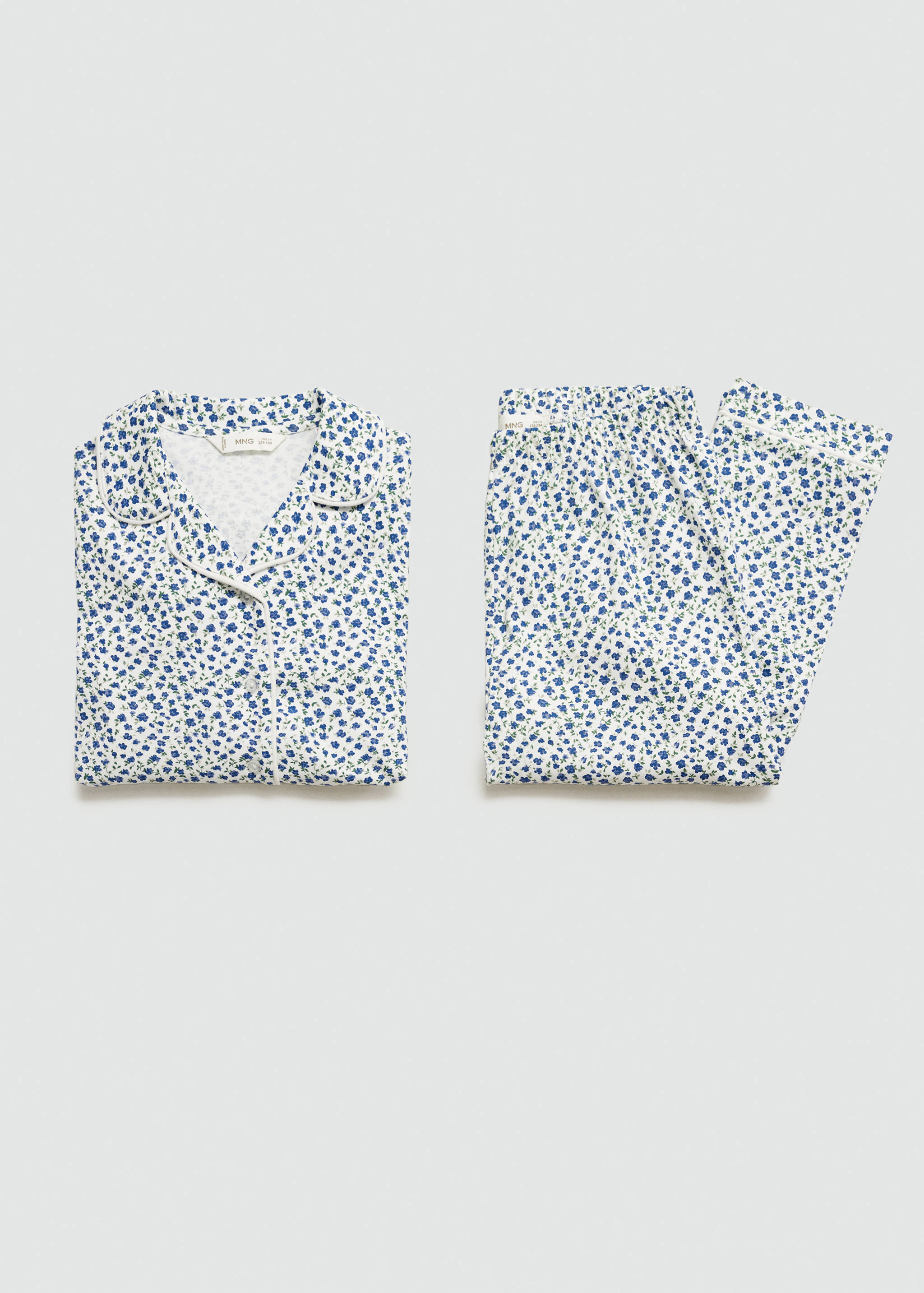 Floral cotton pyjamas - Details of the article 8