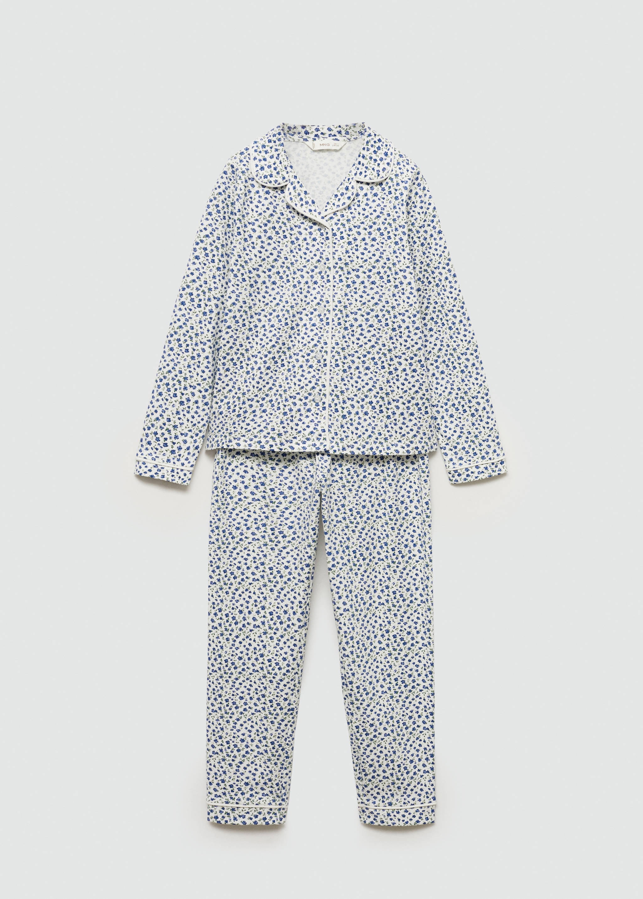 Floral cotton pyjamas - Article without model