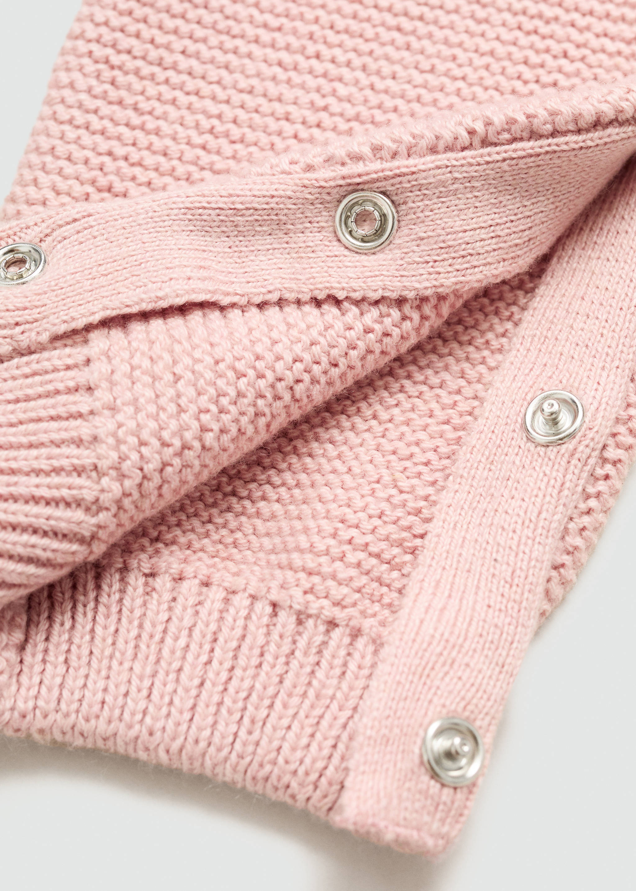 Cotton knit dungarees - Details of the article 0
