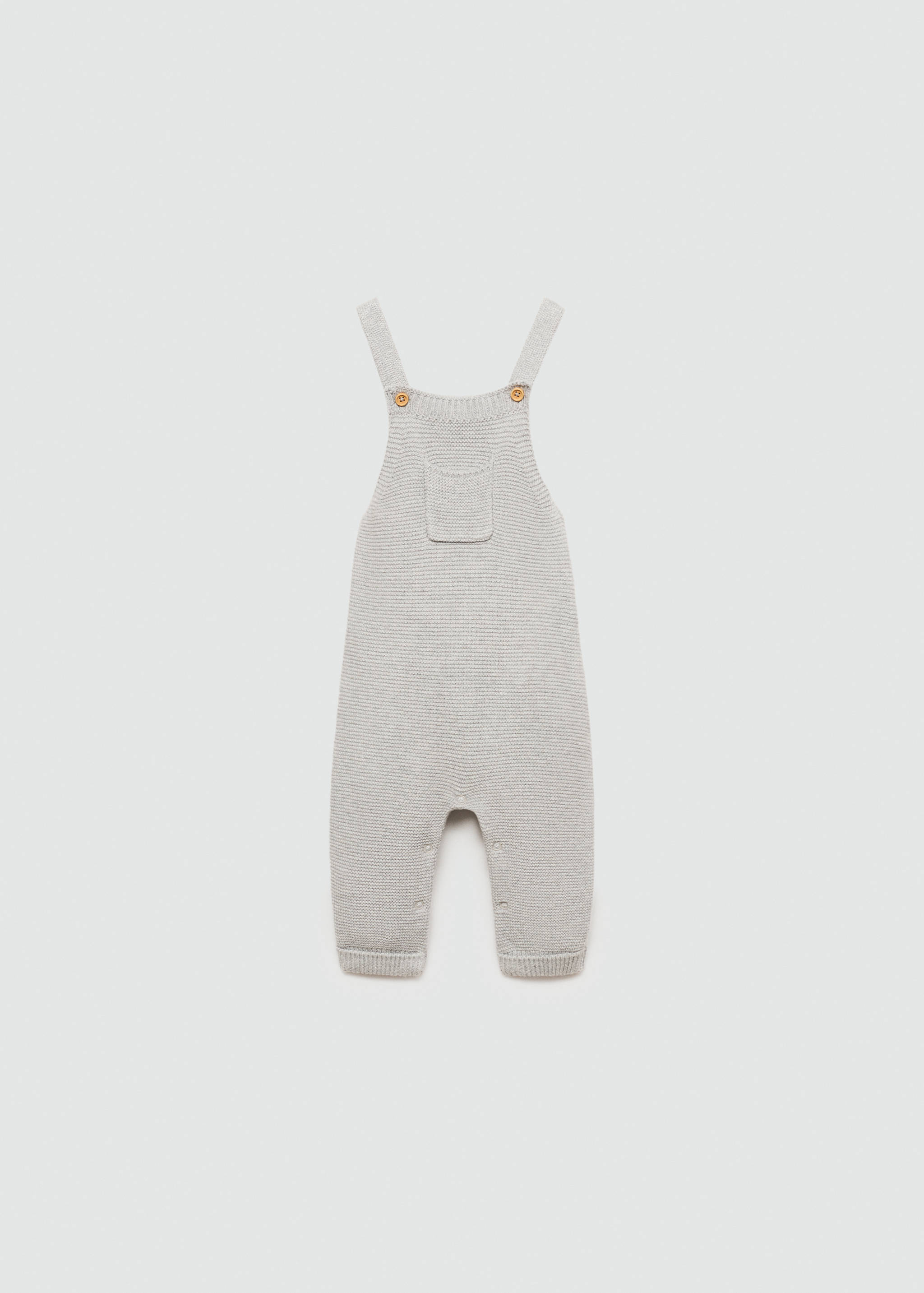 Cotton knit dungarees - Article without model