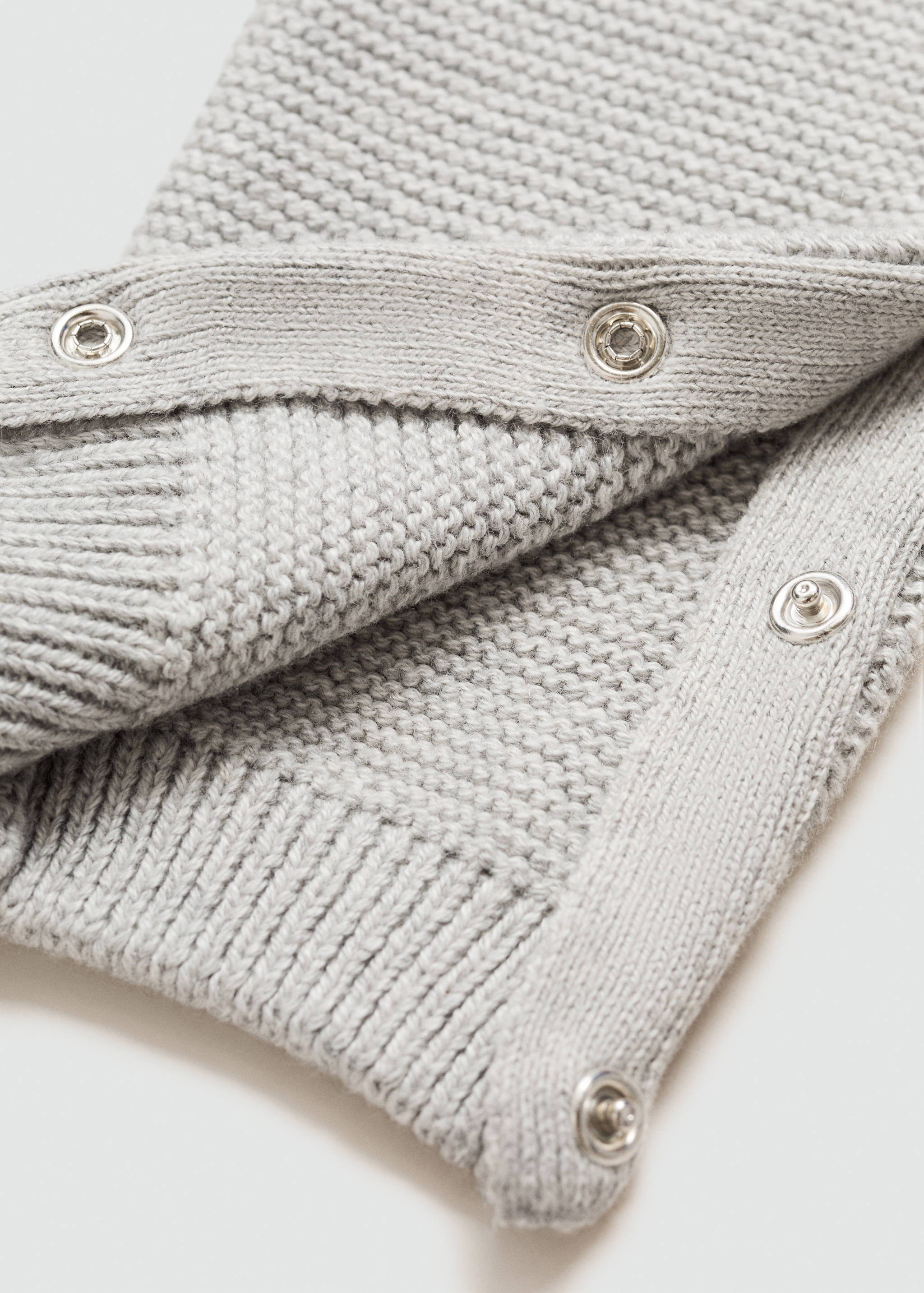 Cotton knit dungarees - Details of the article 0