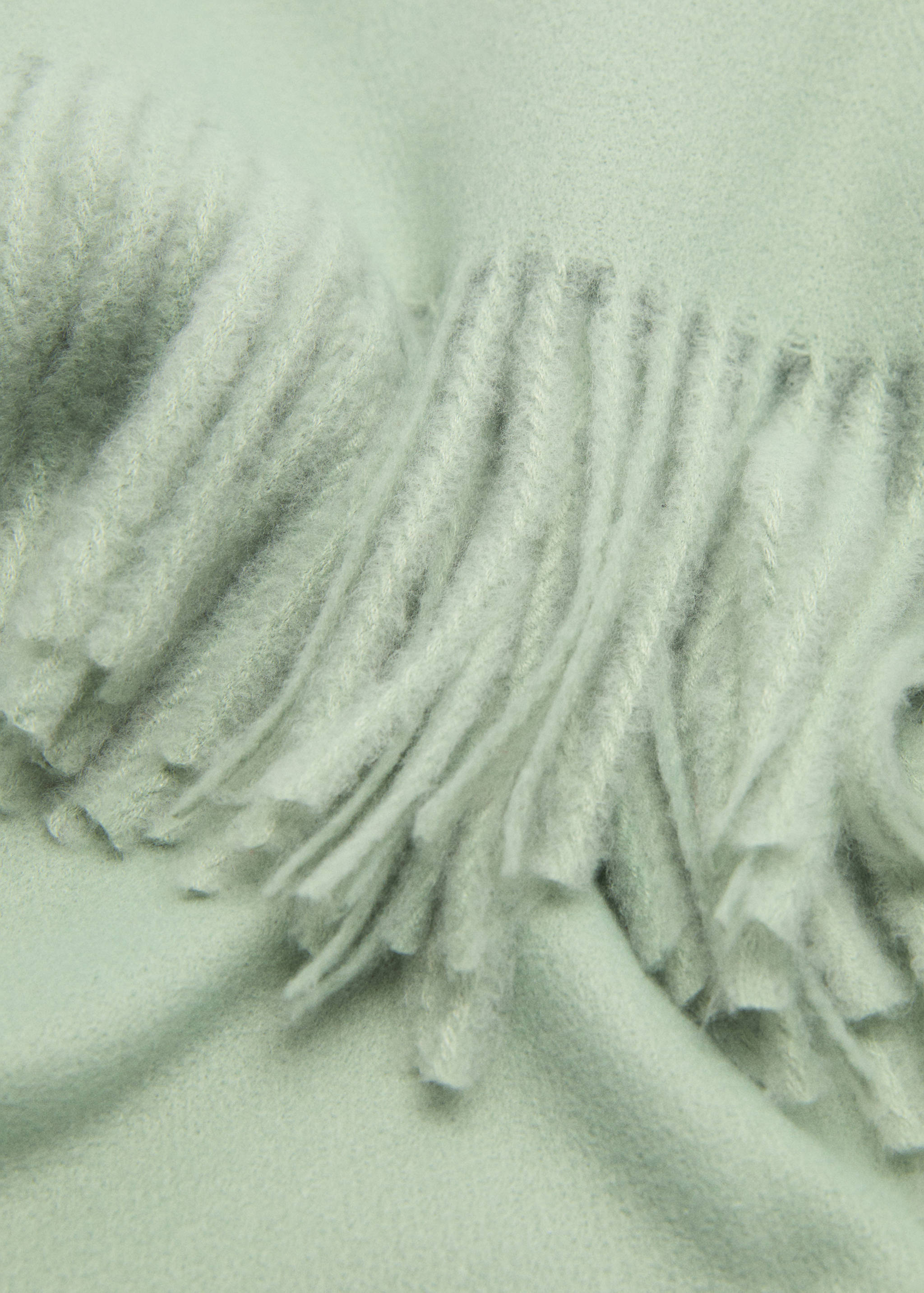 Fringed edge scarf - Medium plane