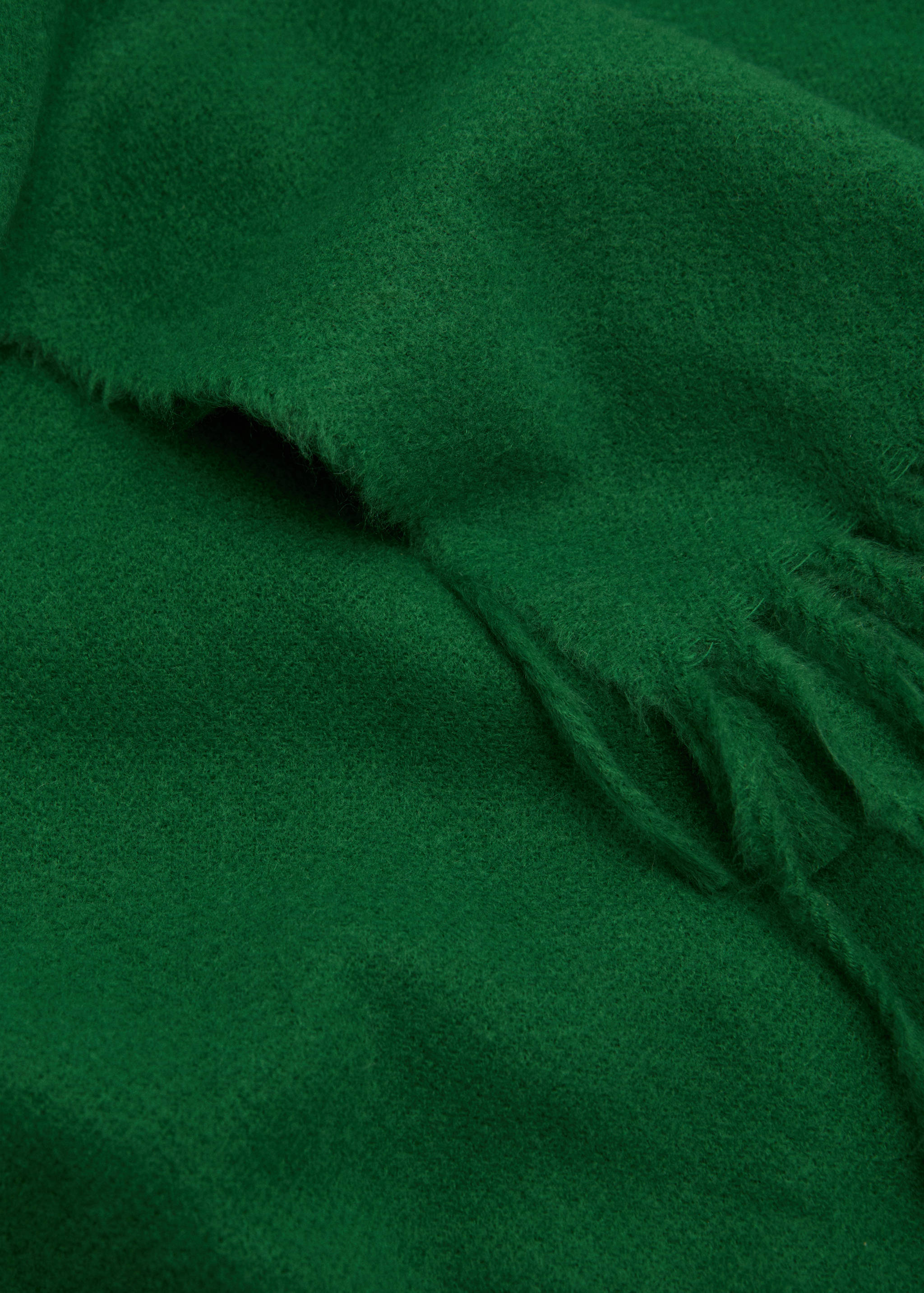 Fringed edge scarf - Medium plane