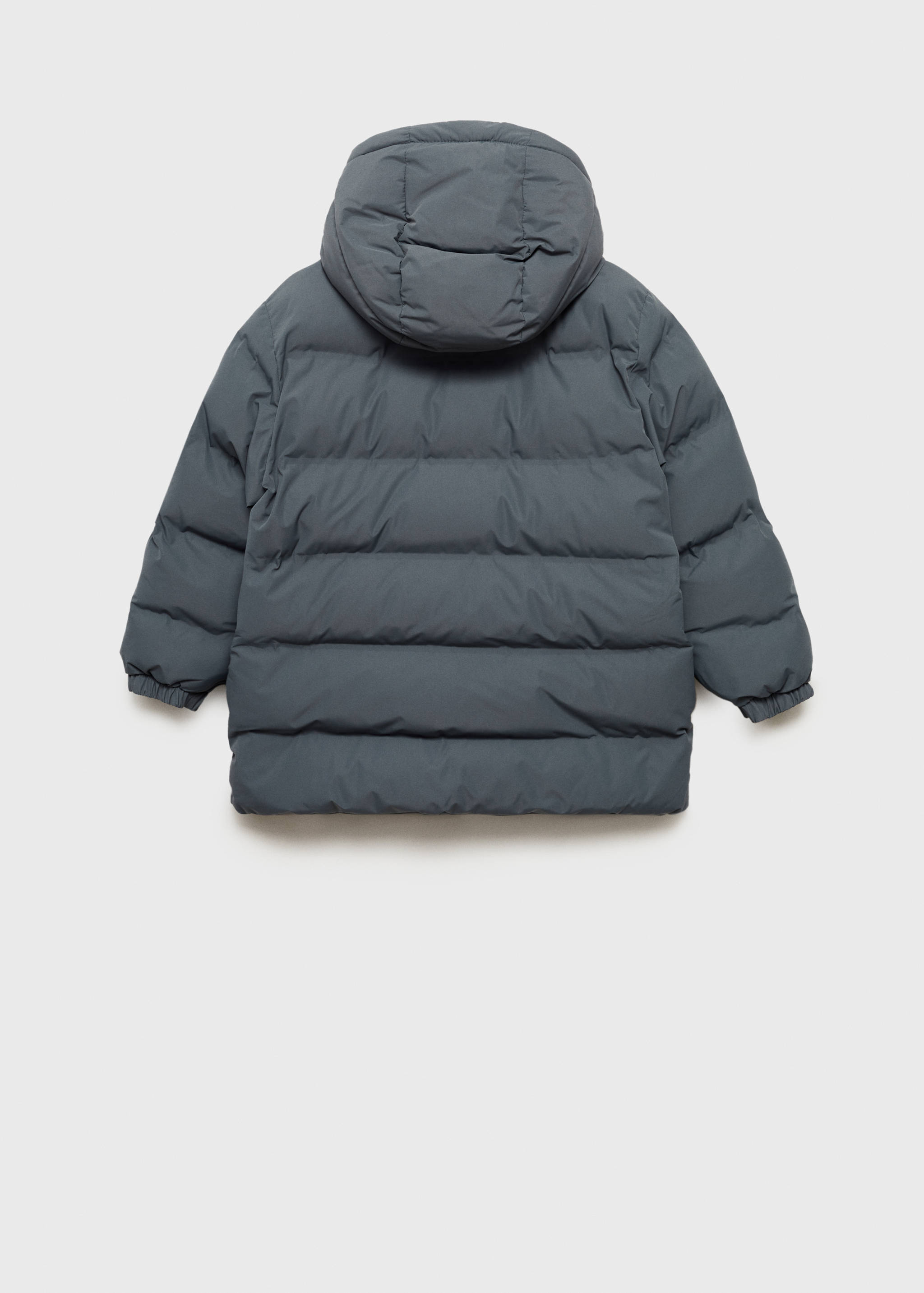 Hood puffer coat - Reverse of the article