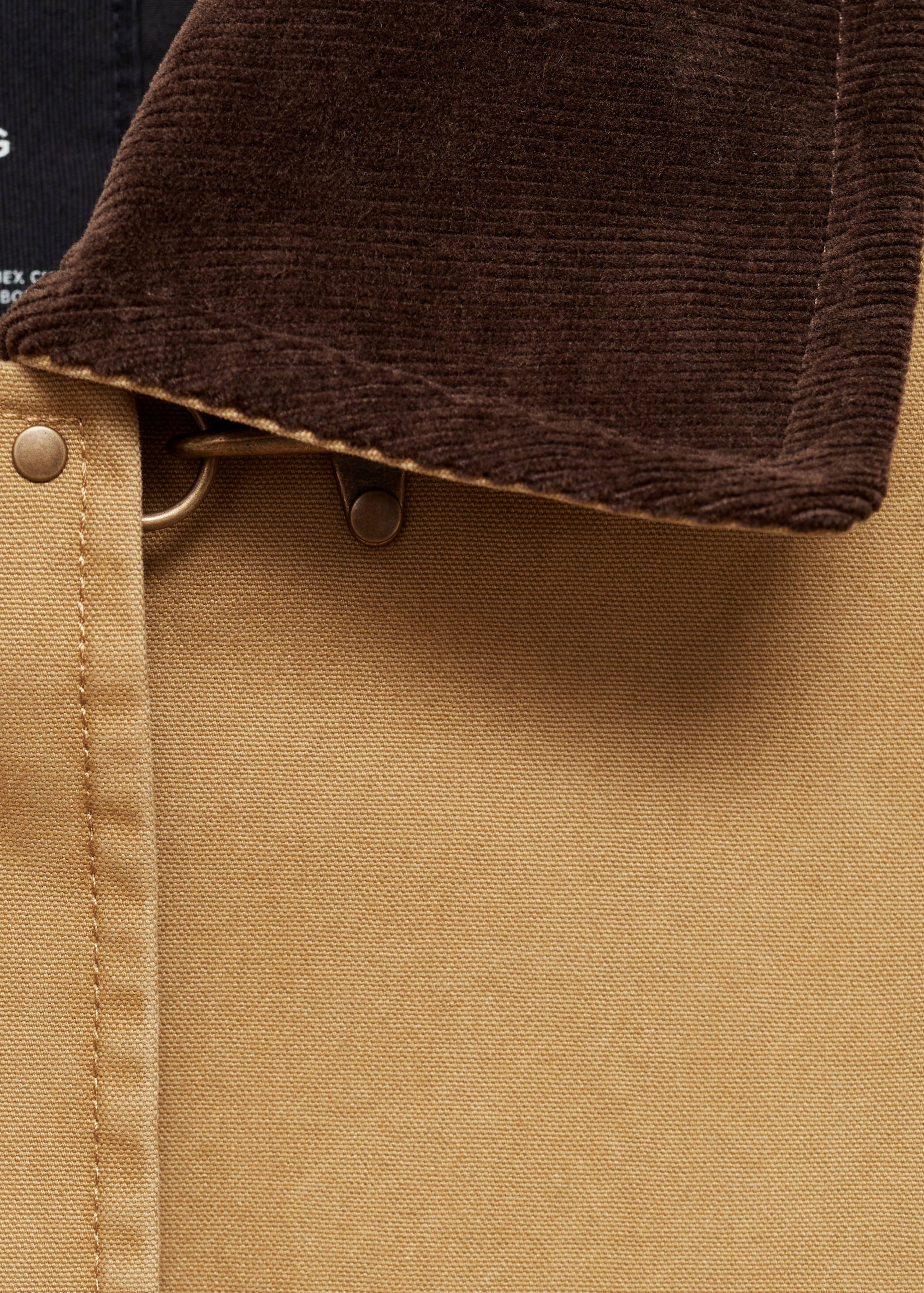 Pockets cotton barn jacket - Details of the article 0