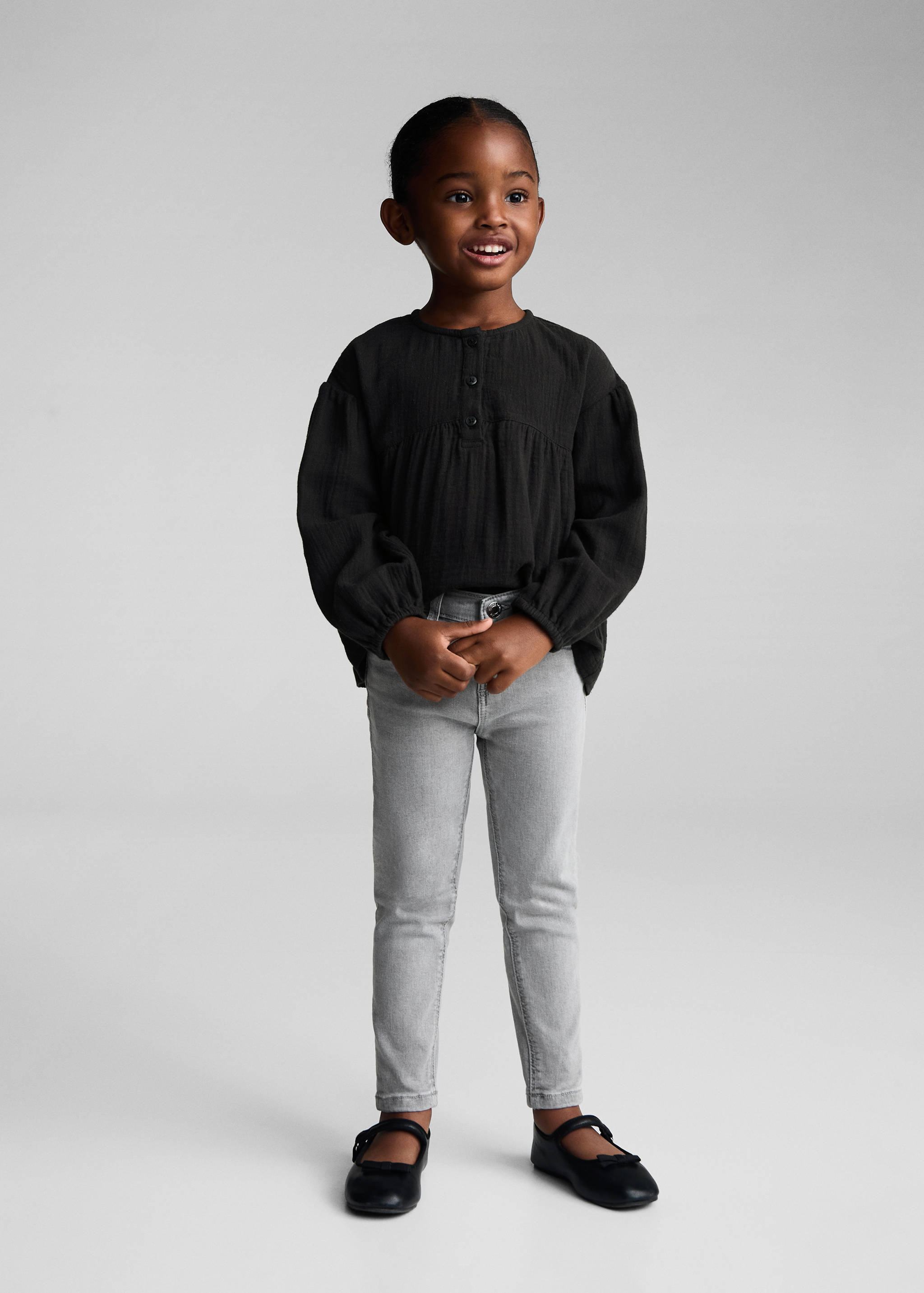 Cheesecloth cotton blouse - General plane