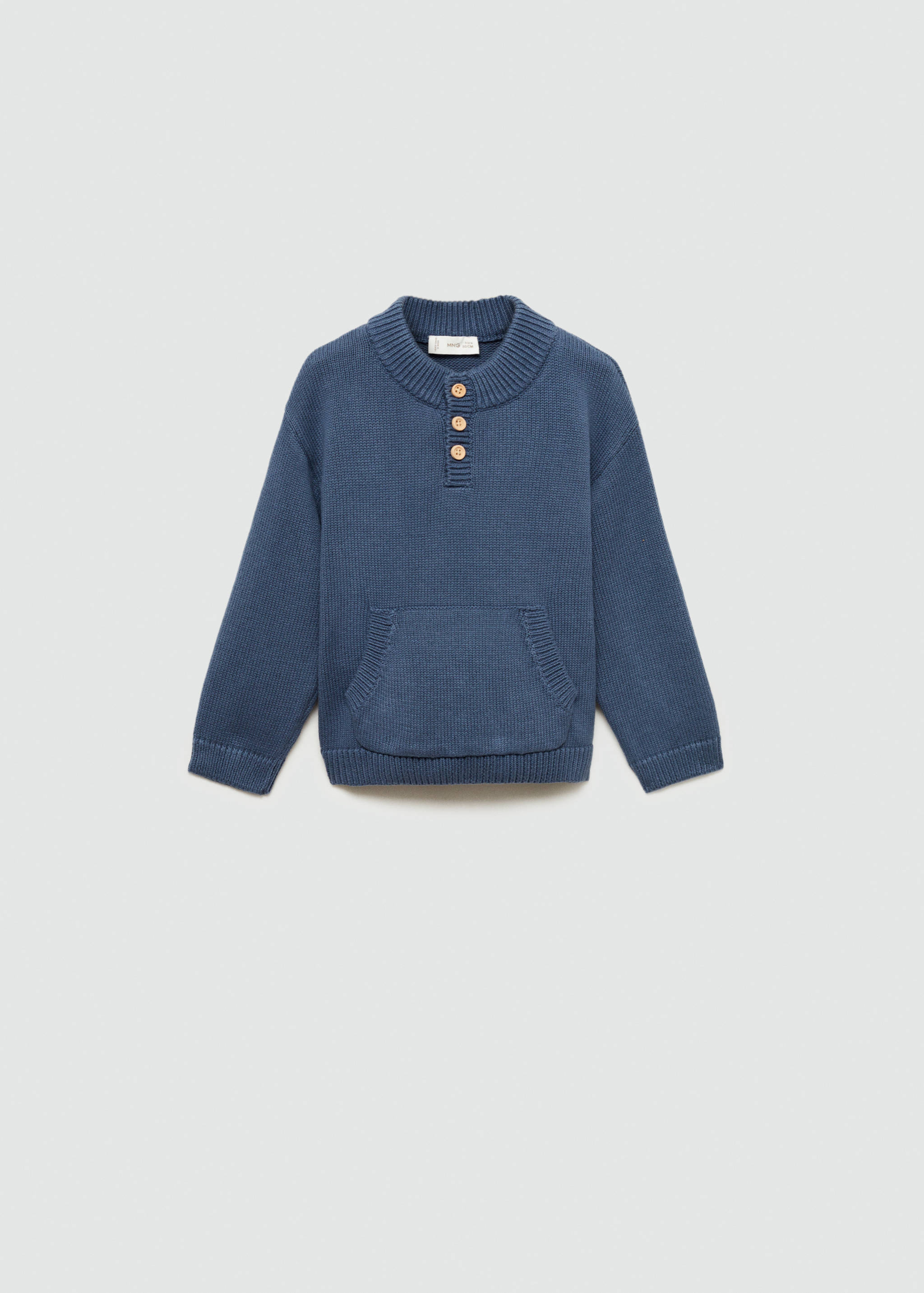 Kangaroo pocket knit sweater - Article without model