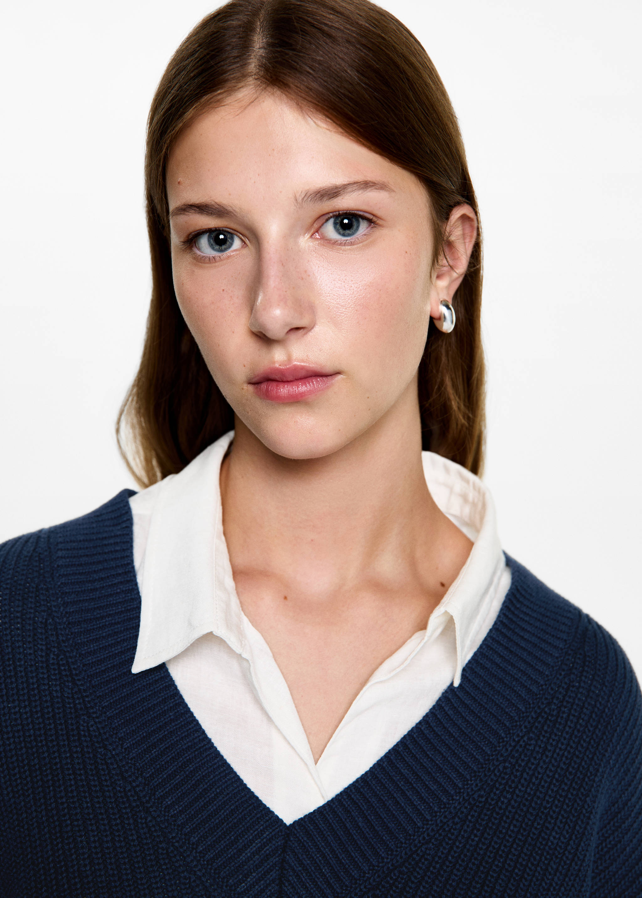 Pull-over à col en V - Détail de l'article 1