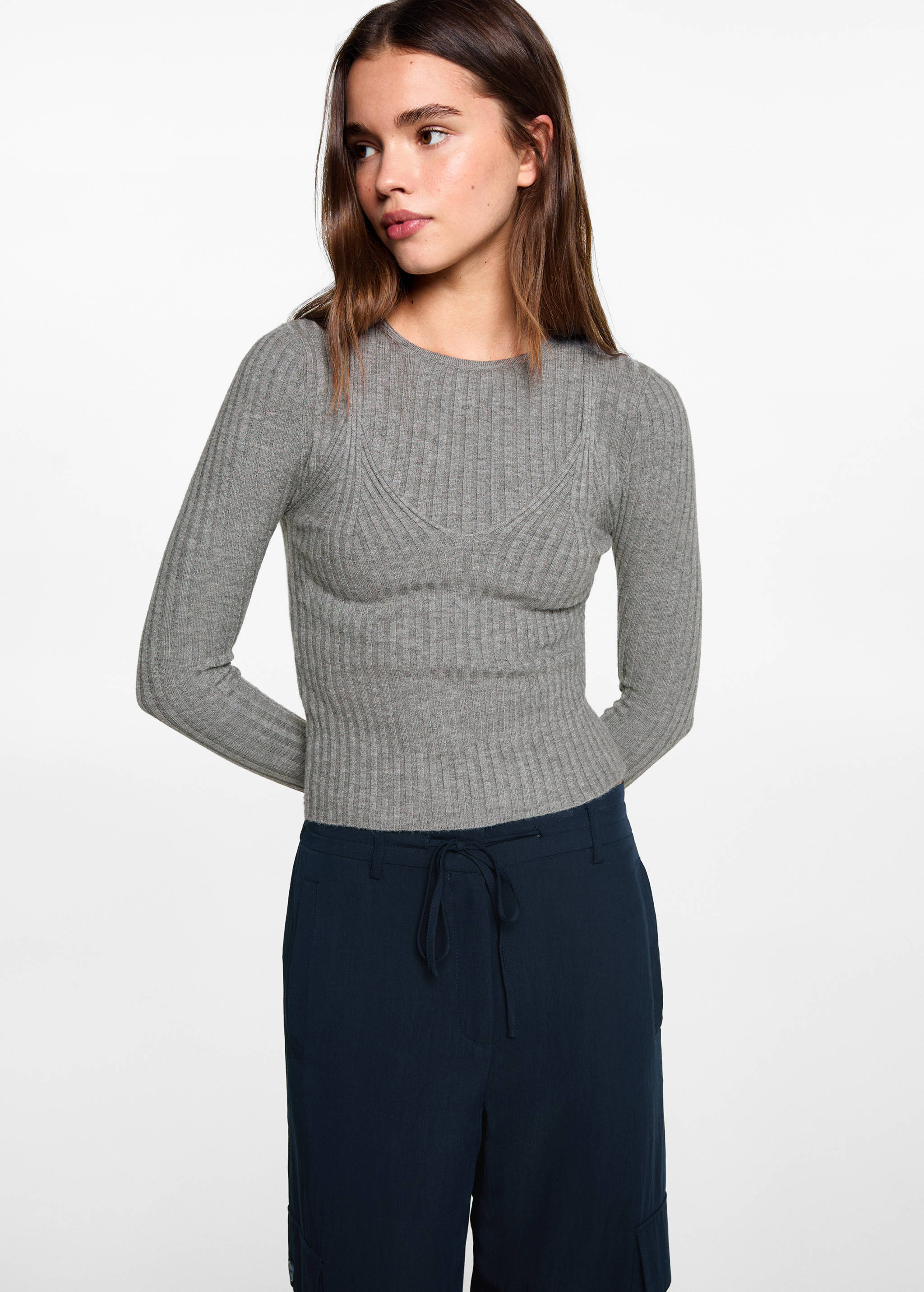 Flowy cargo pants - Medium plane