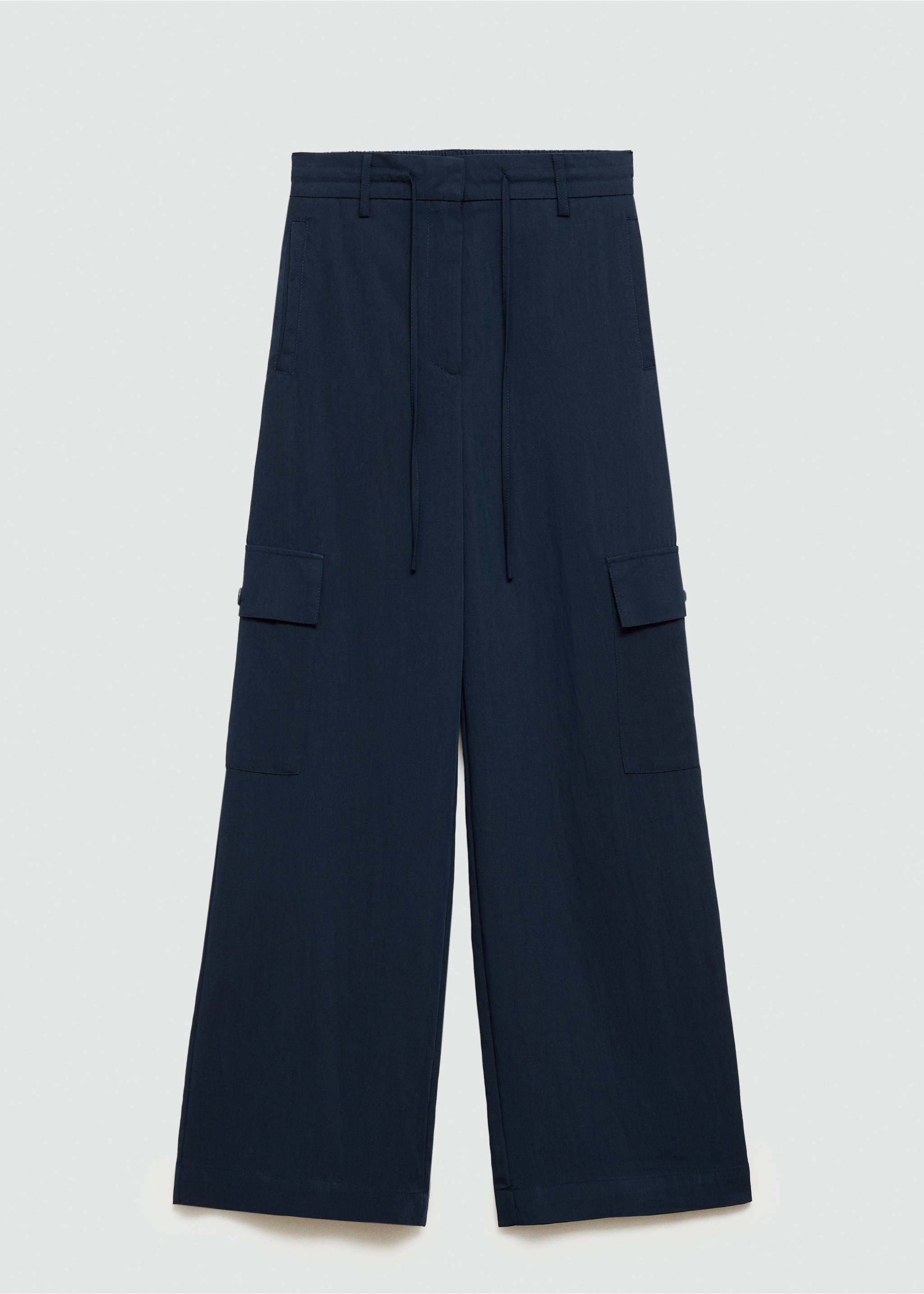 Fließende Cargohose - Artikel ohne Model, Dunkles Marineblau. Ref: 77044792-00.