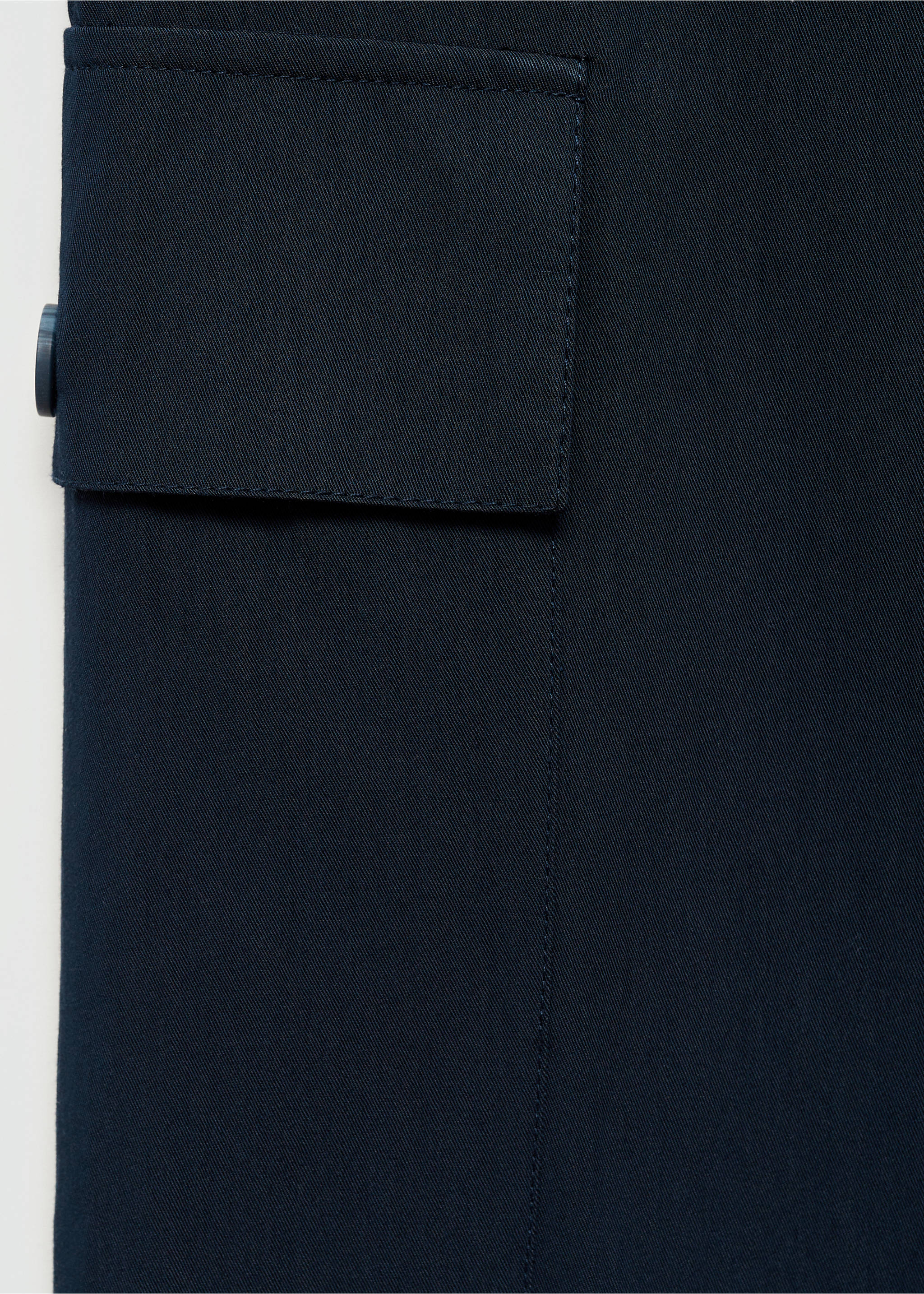 Fließende Cargohose - Detail des Artikels 0, Dunkles Marineblau. Ref: 77044792-00.
