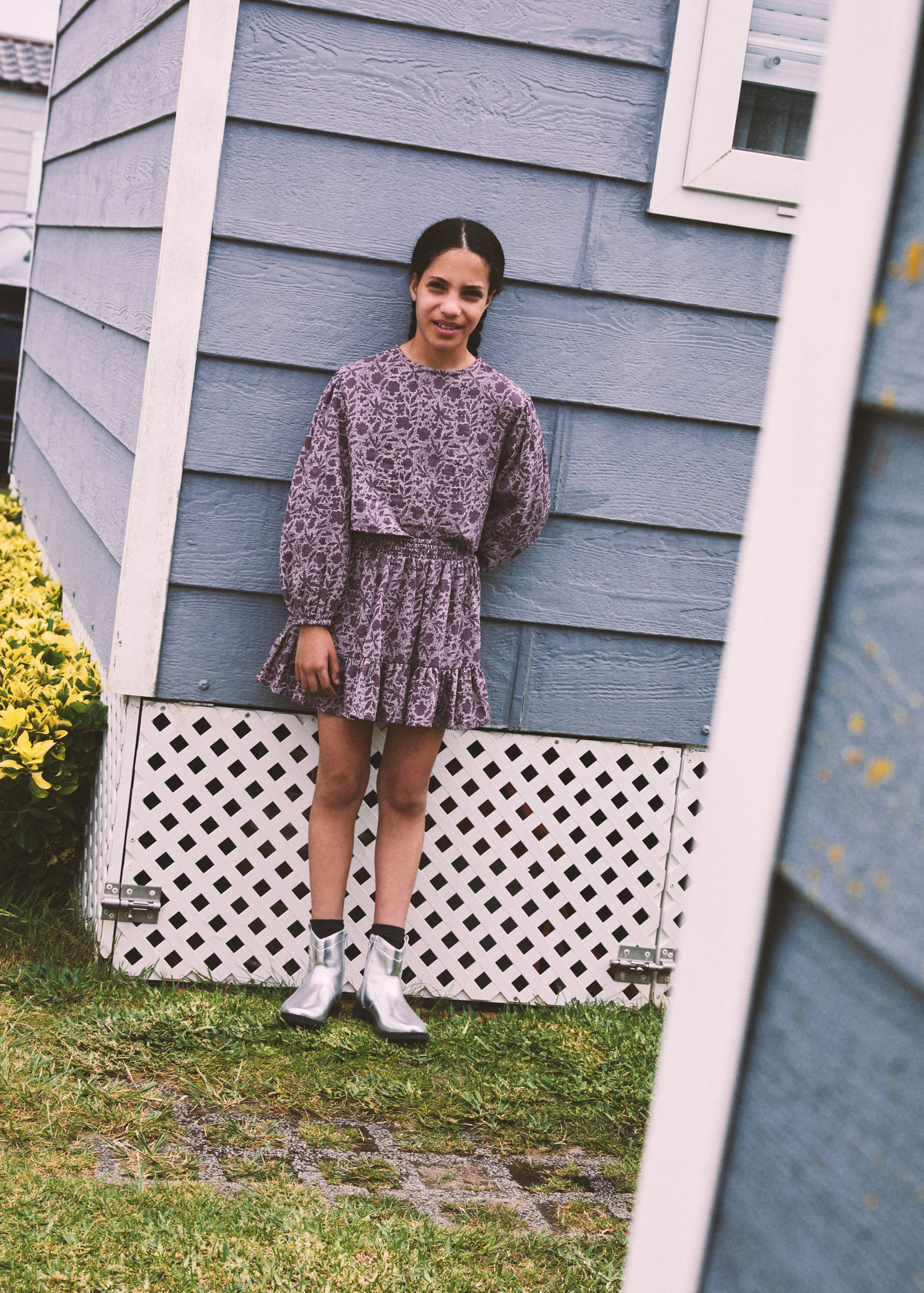 Printed ruffle skirt - Details of the article 6