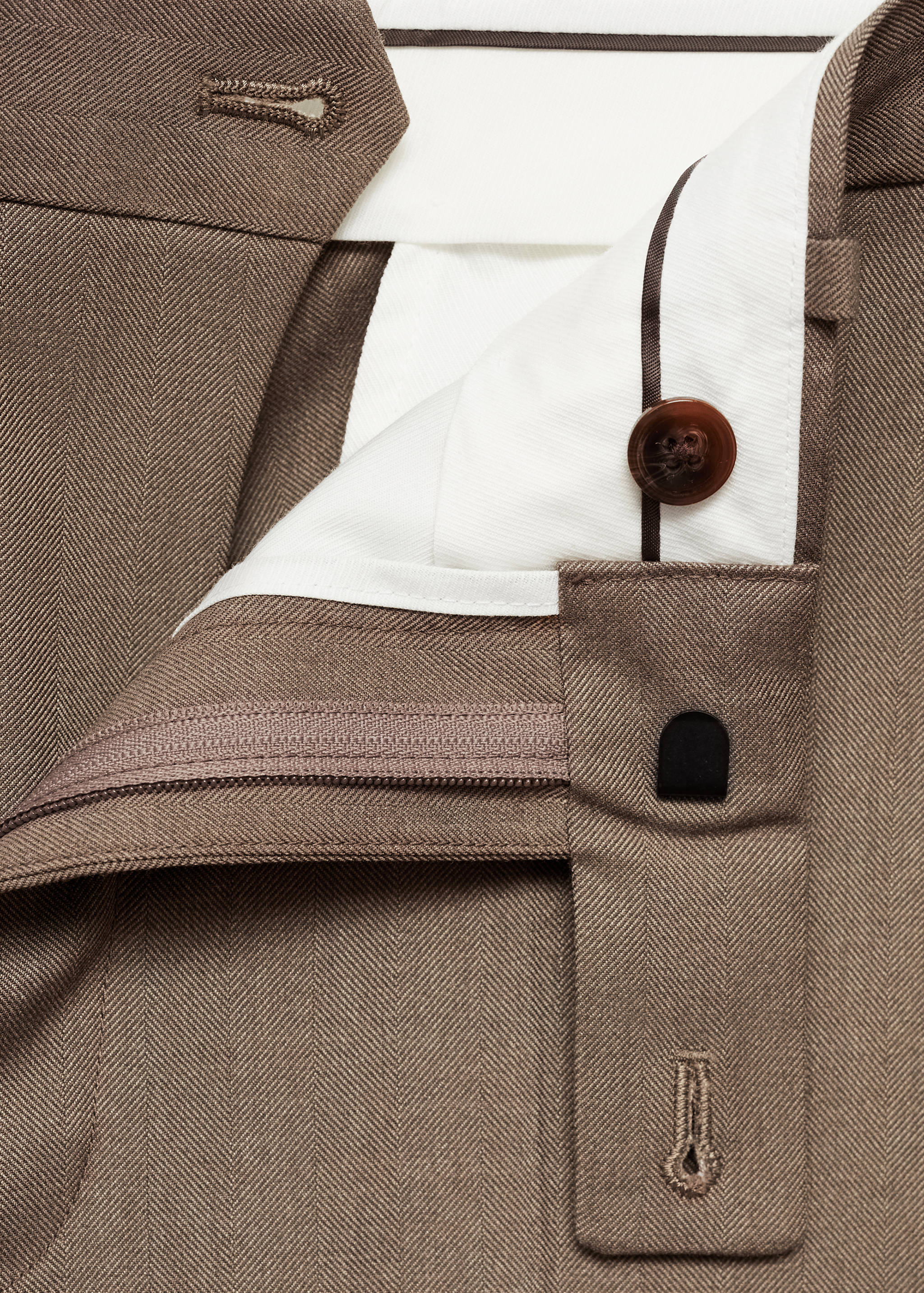 Slim Fit-Anzughose aus Comfort-Stretch-Gewebe - Detail des Artikels 8