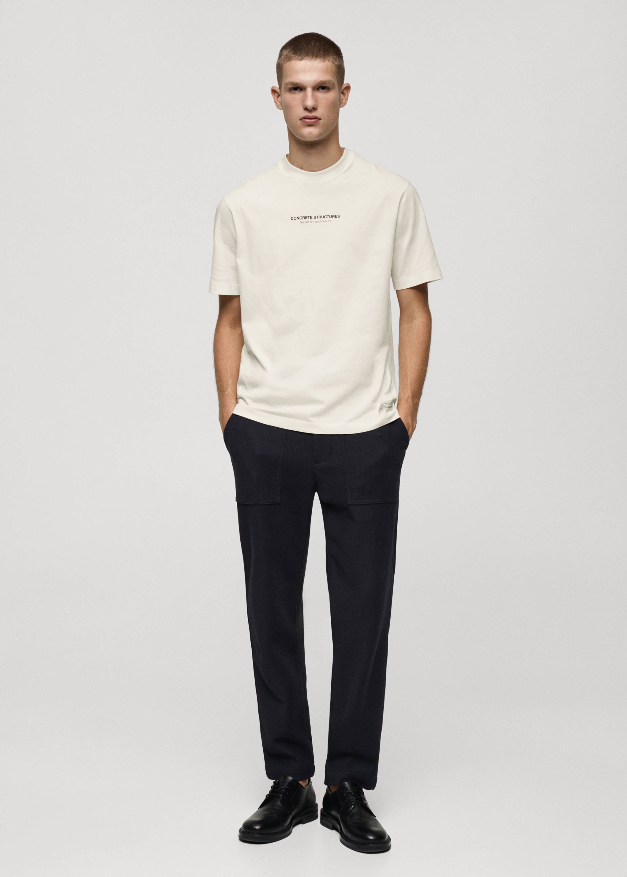 Camiseta 100% algodón dibujo estampado - Plano general