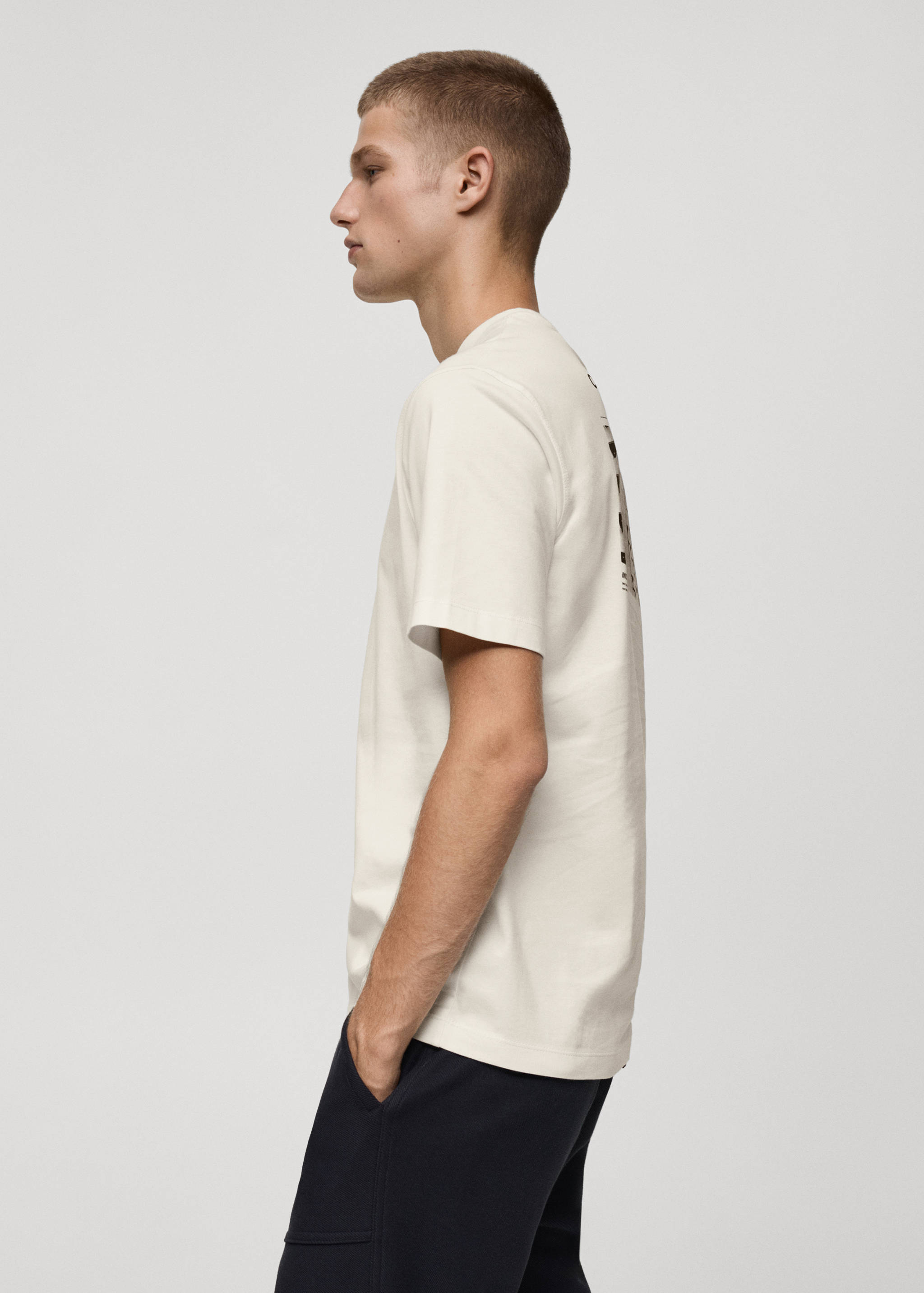 Camiseta 100% algodón dibujo estampado - Detalle del artículo 2