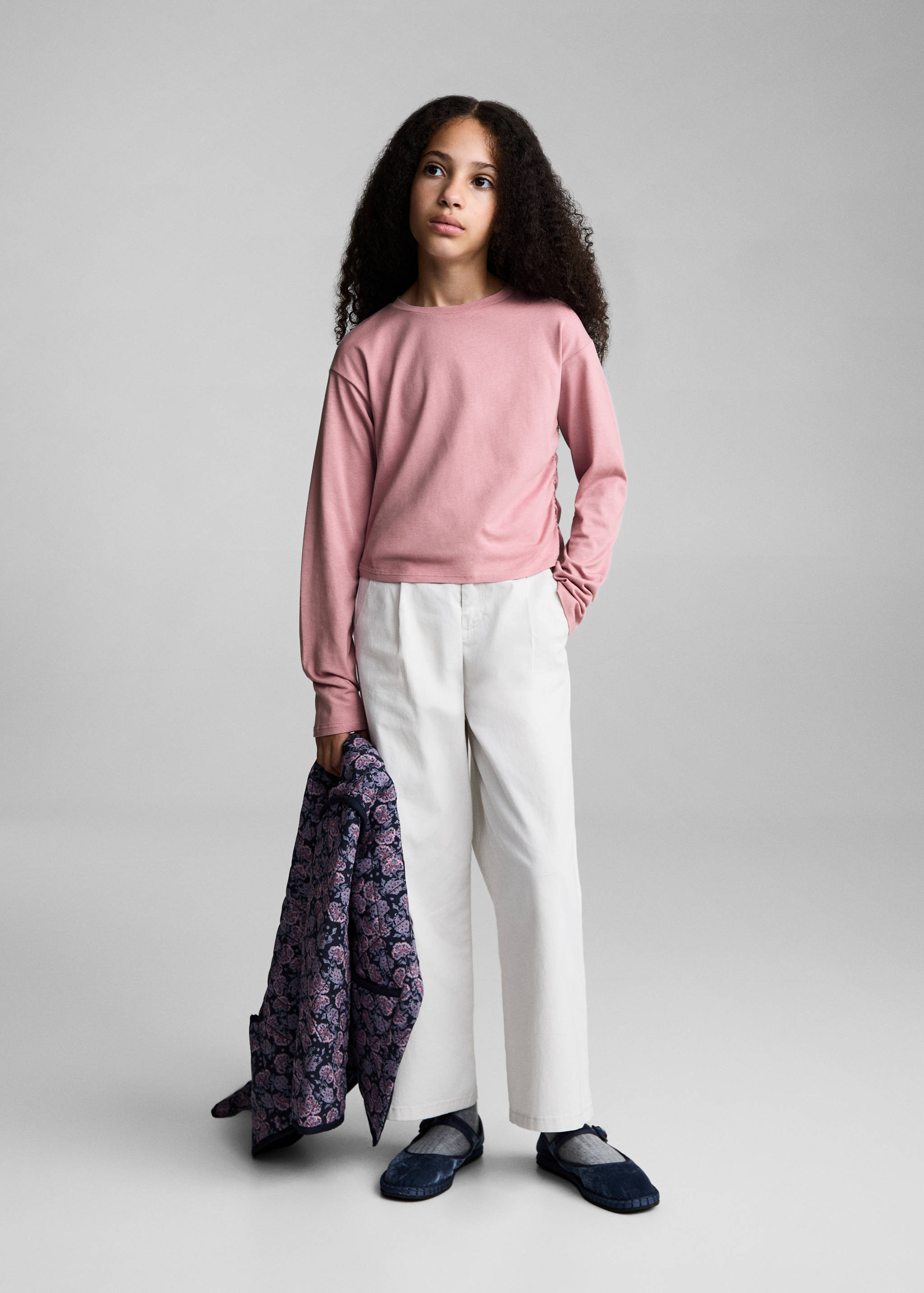 T-shirt détail froncé - Plan général