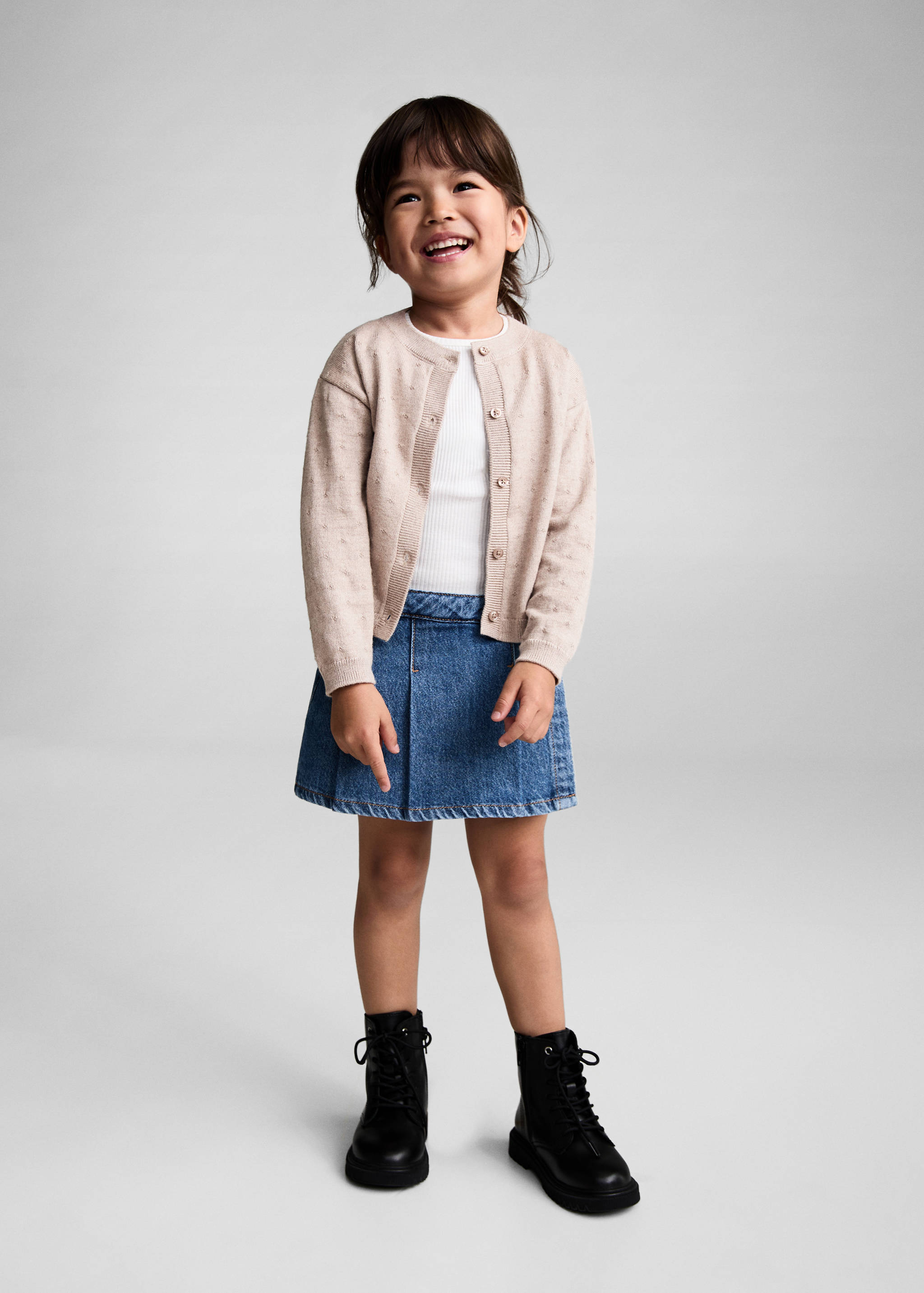 Button knit cardigan - General plane