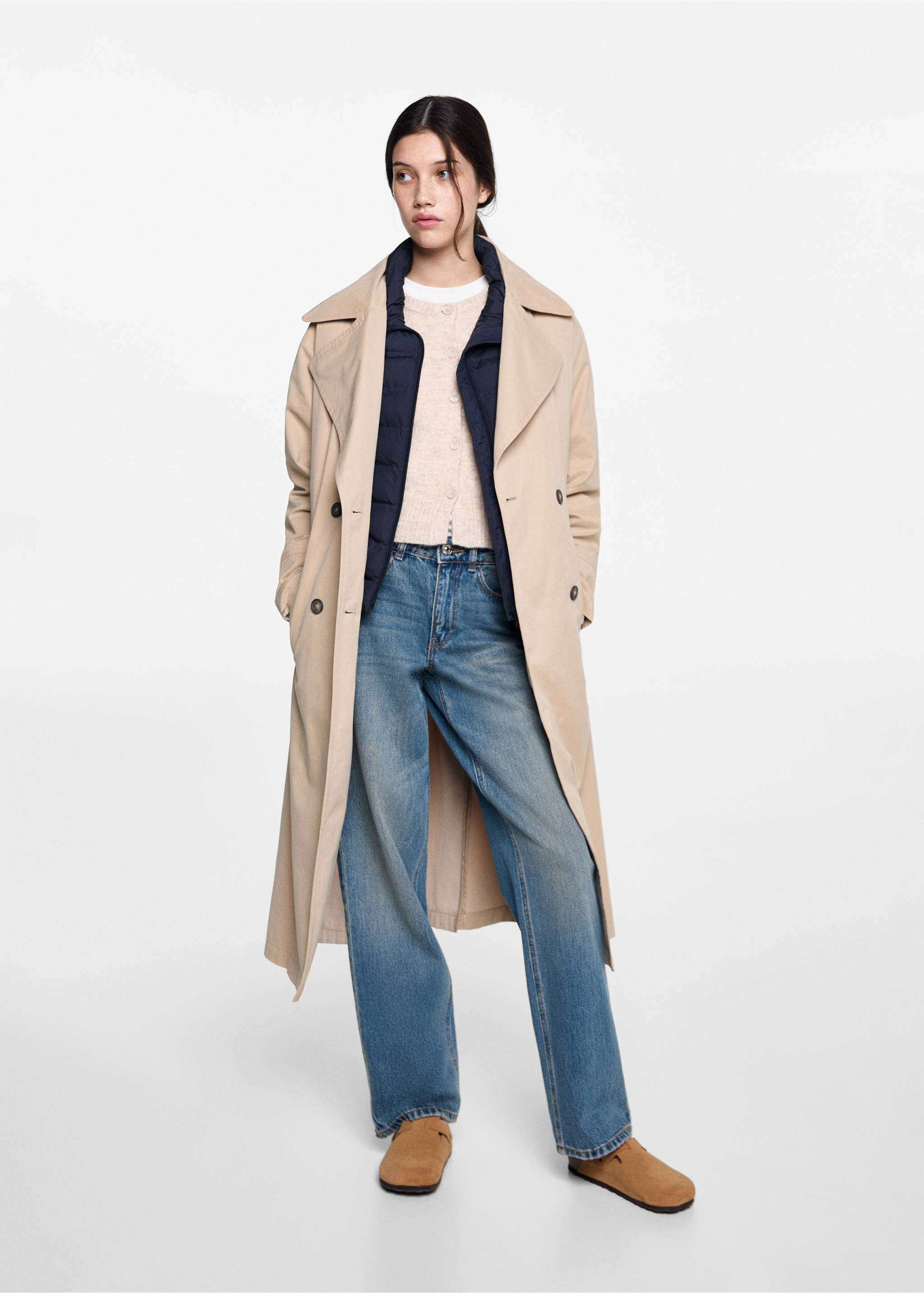 Vestă matlasată - Plan general, Bleumarin închis. Ref: 77045631-00.