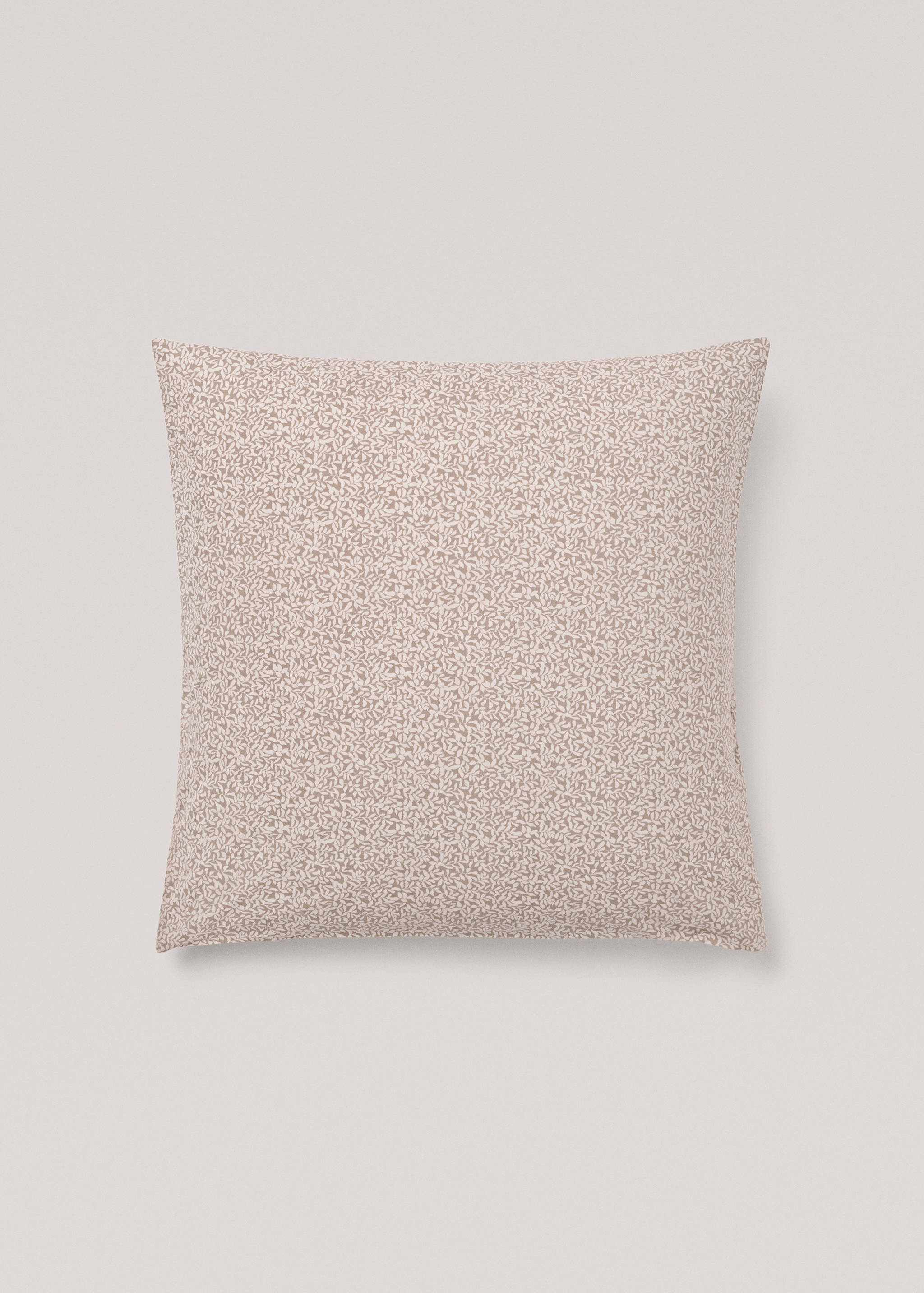 Micro-flower print pillowcase 60x60cm - Article without model