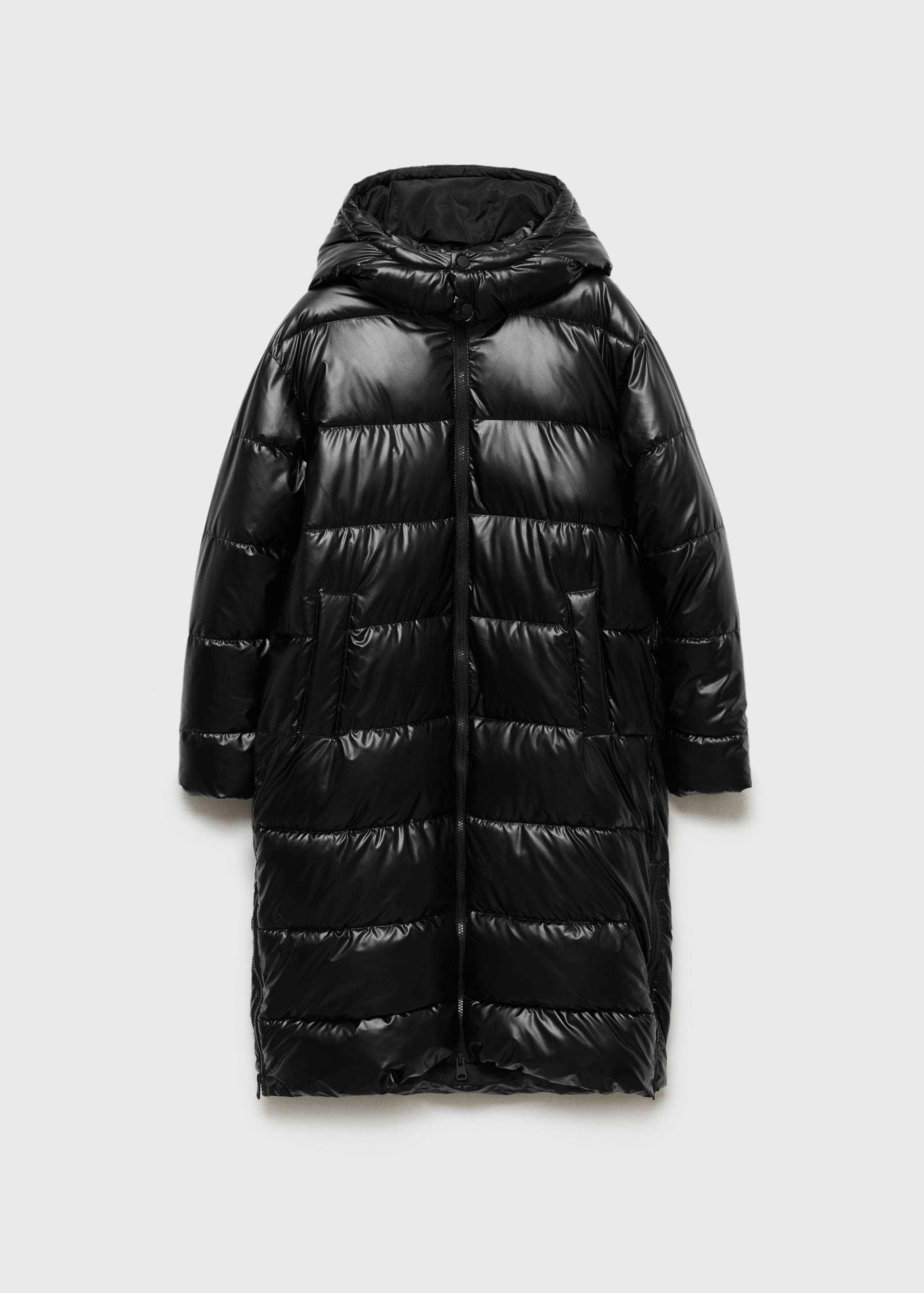 Quilted long coat - Article without model