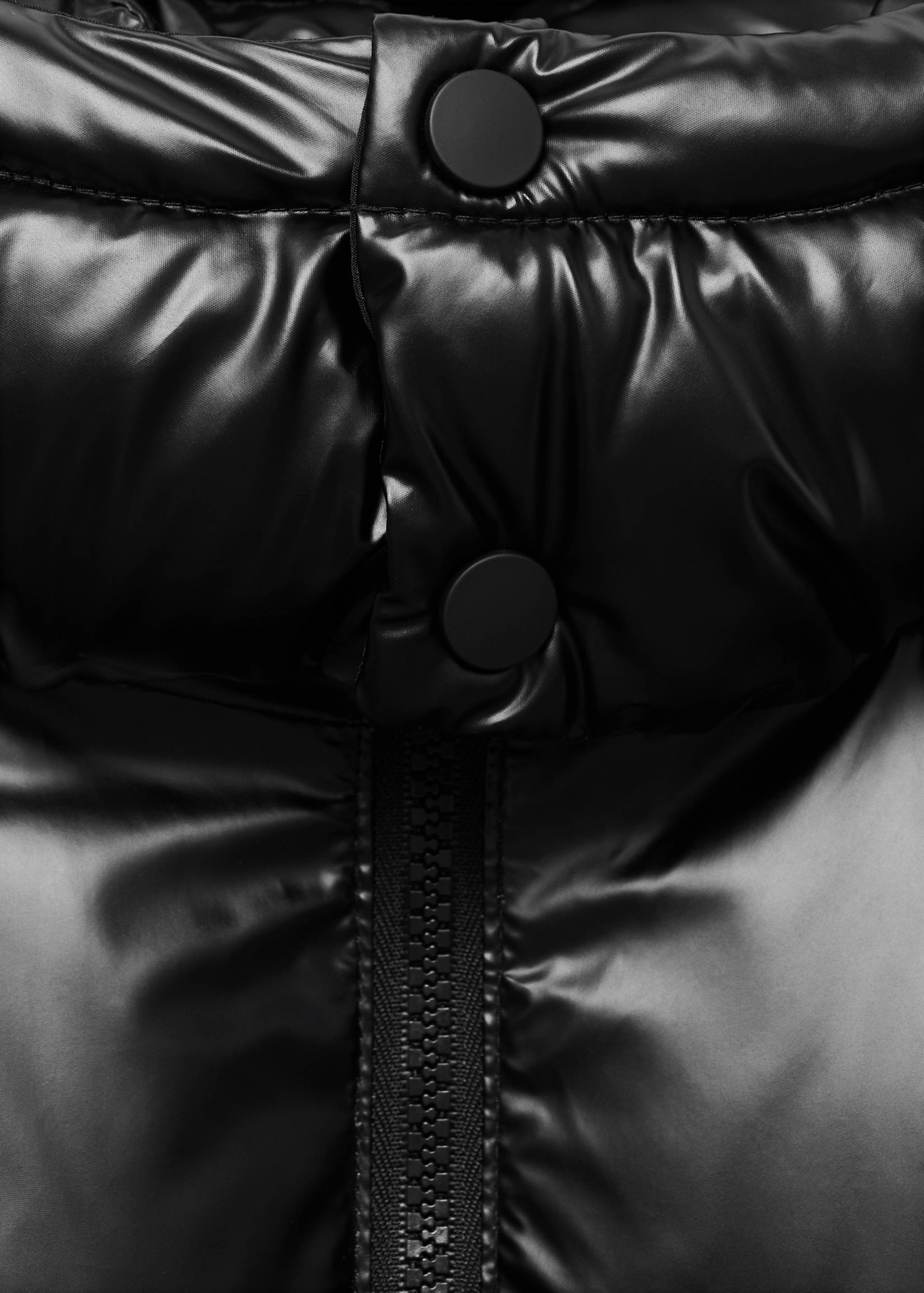 Quilted long coat - Details of the article 8