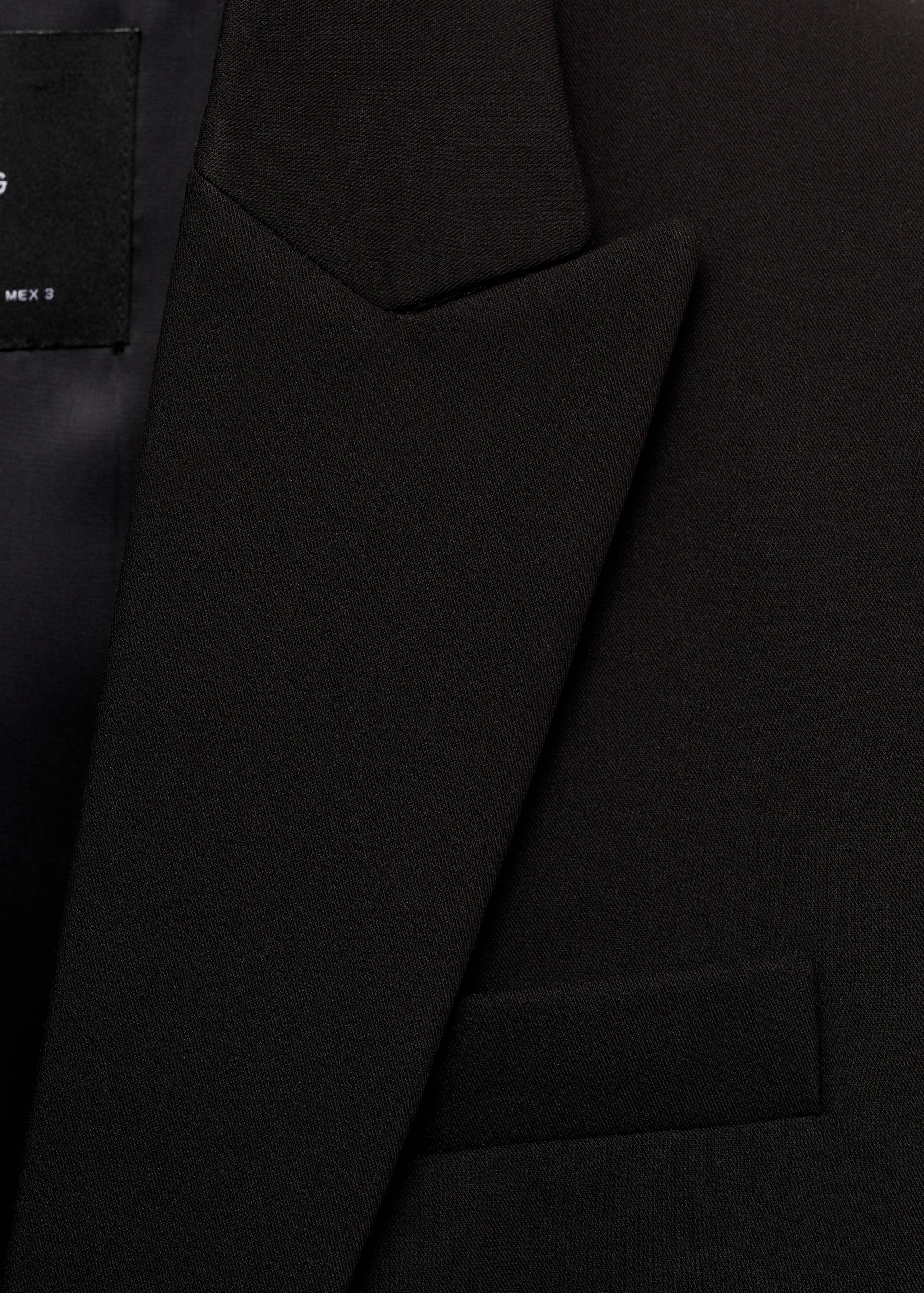 Fitted suit blazer - Details of the article 0