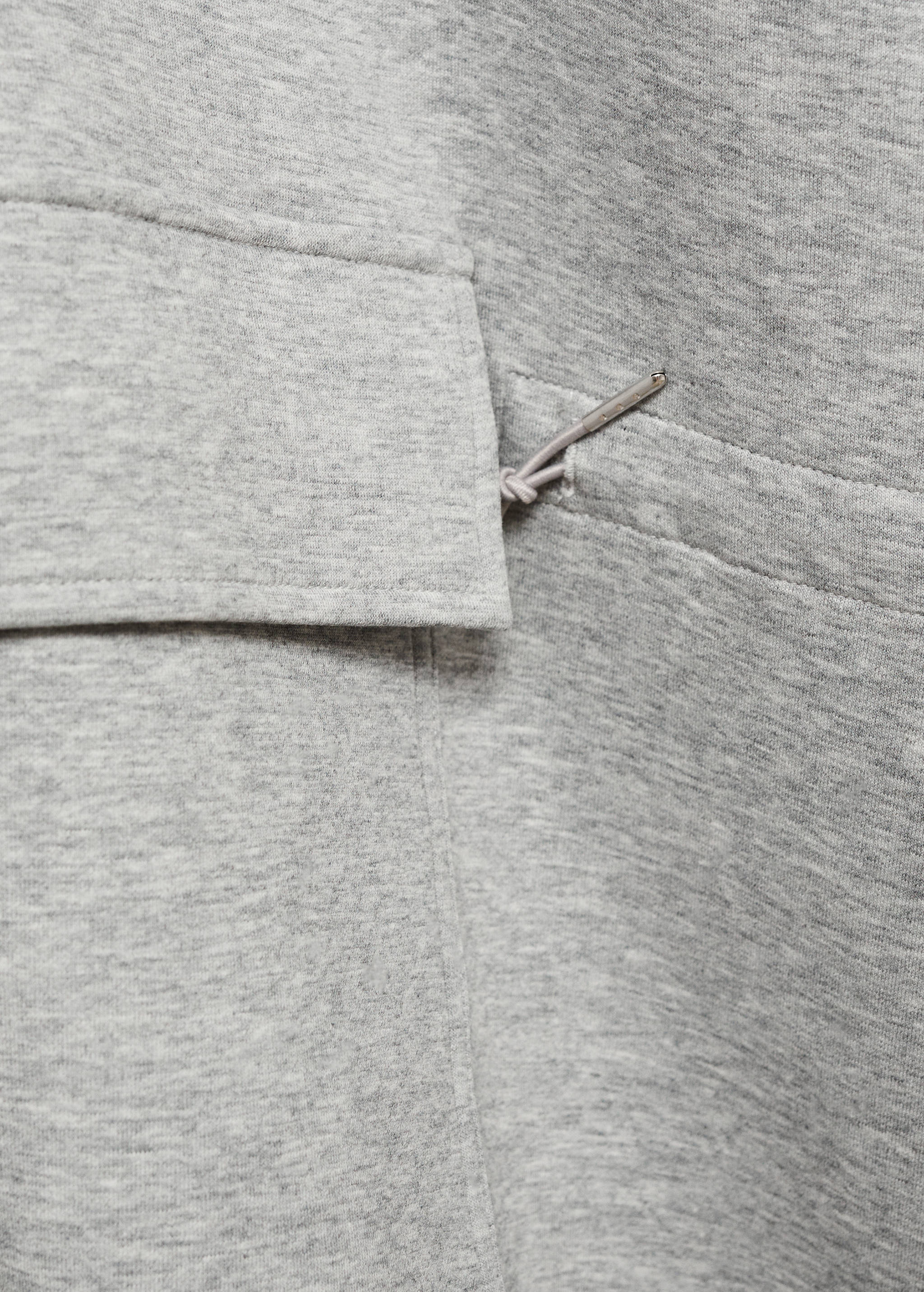 Poncho jacket with flap pockets - Details of the article 0