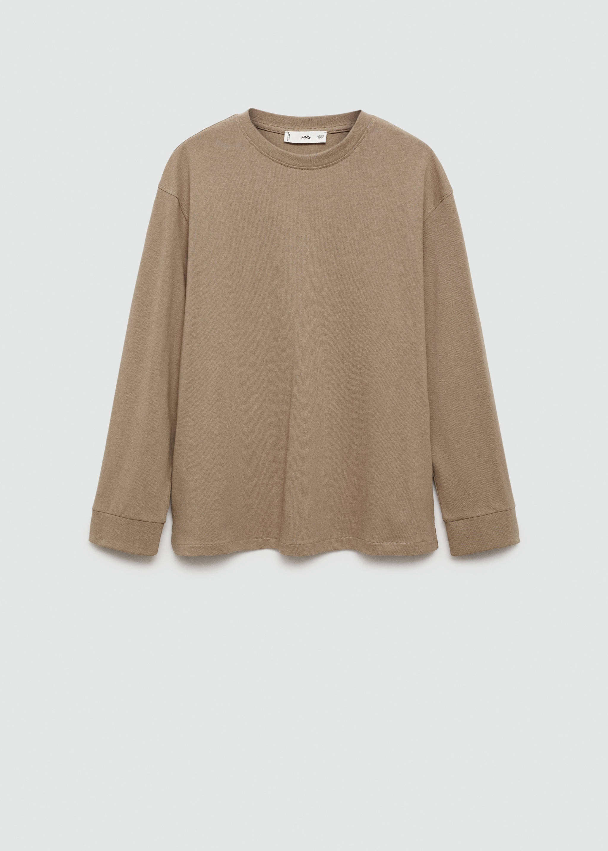 Long sleeve cotton t-shirt - Article without model