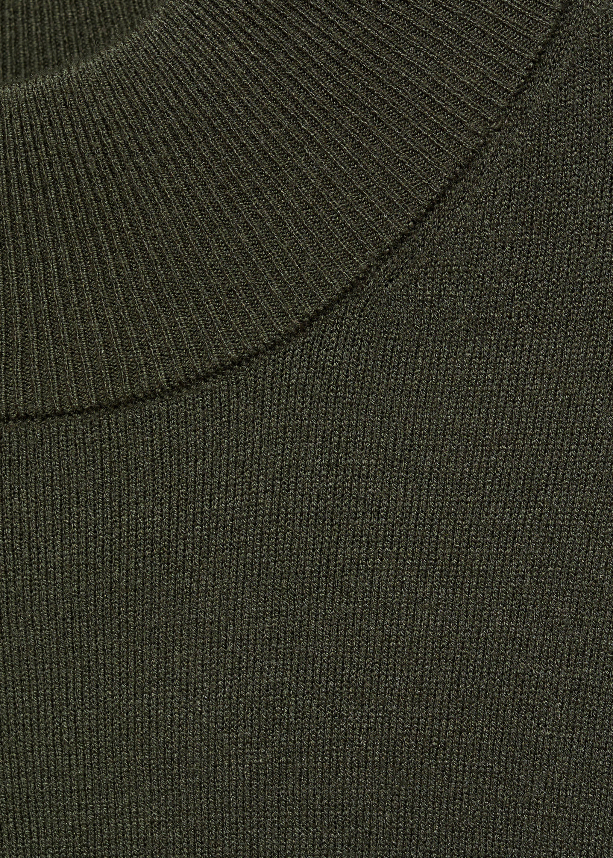 Round-neck knitted dress - Details of the article 8