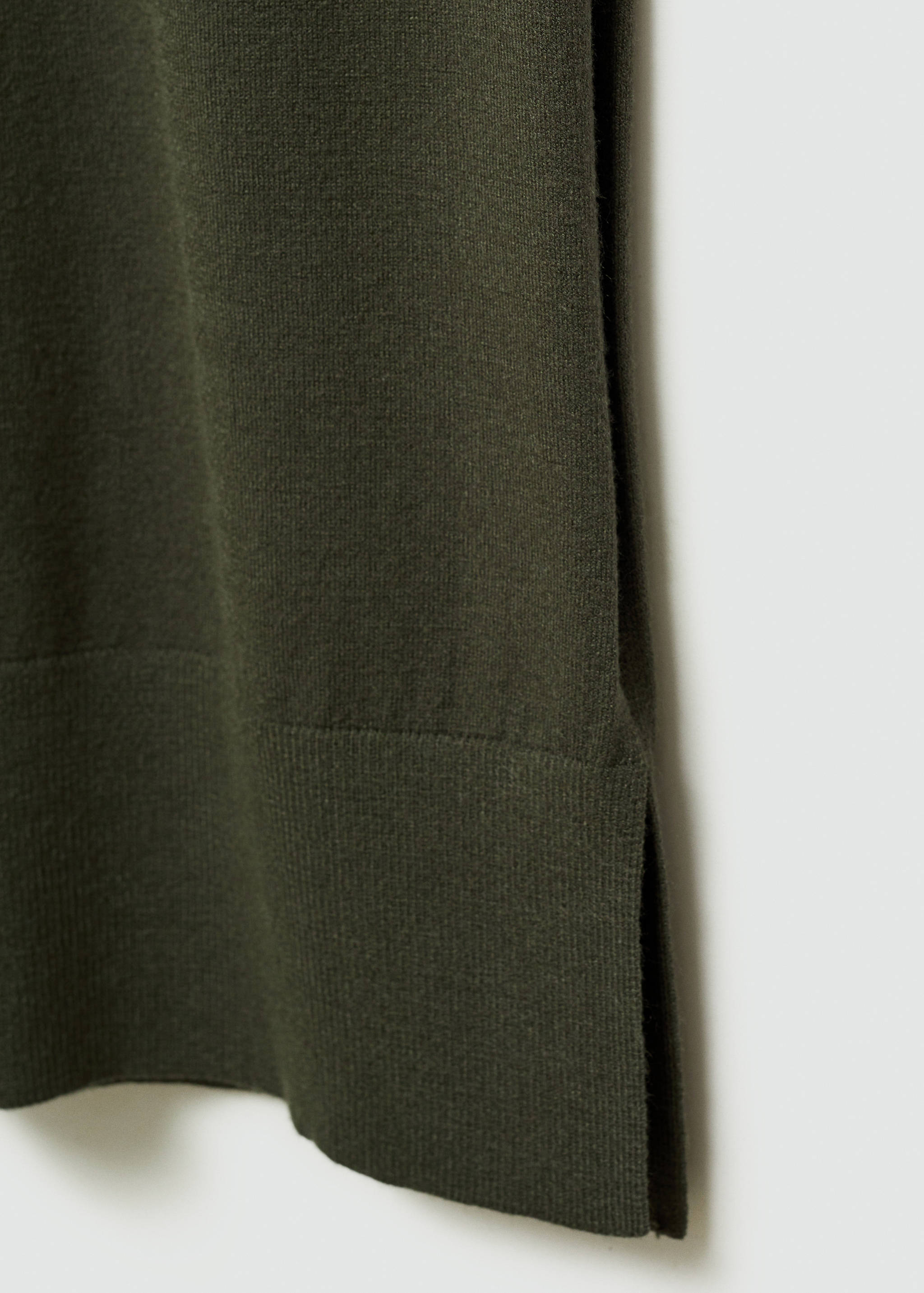 Round-neck knitted dress - Details of the article 0