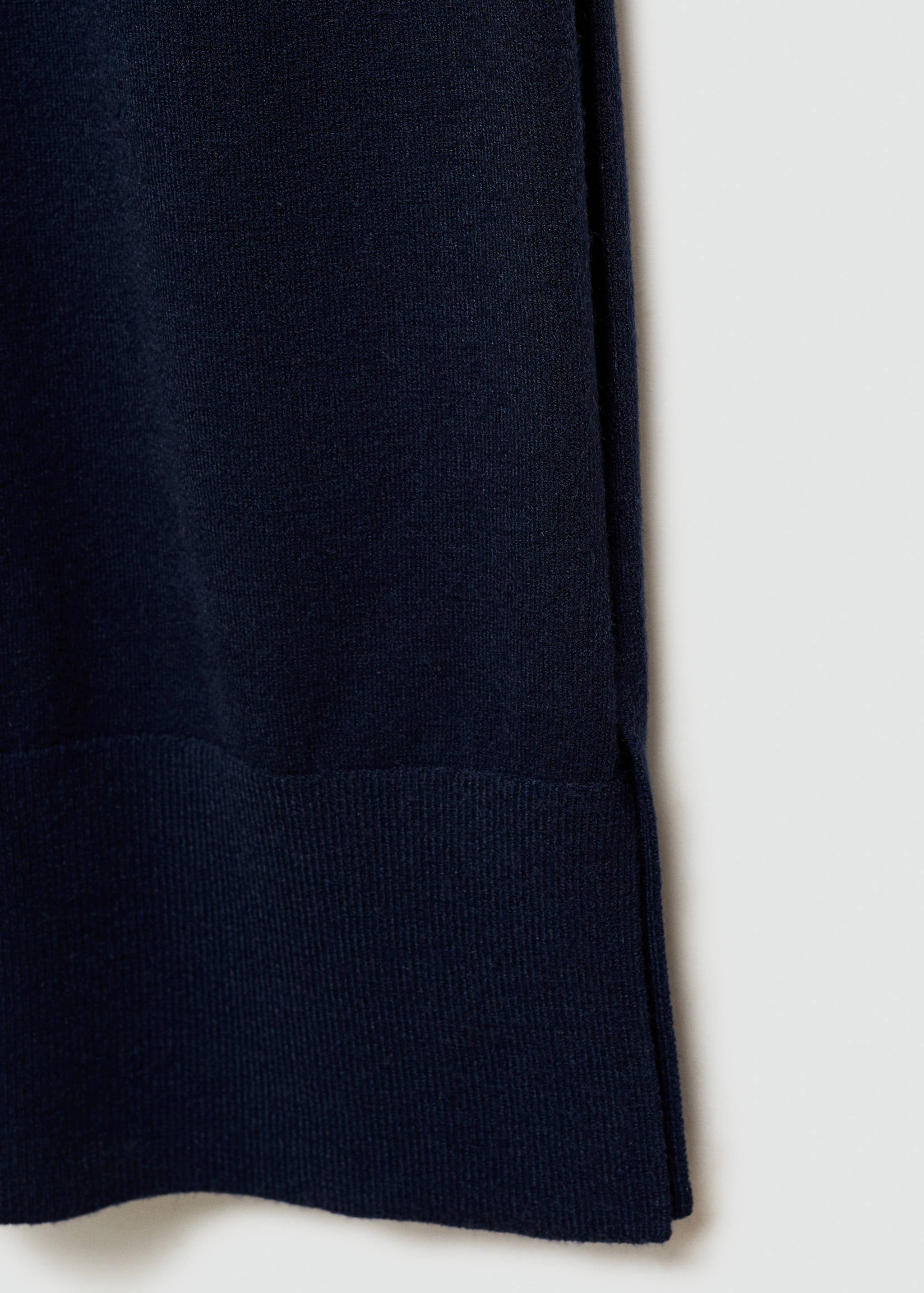 Round-neck knitted dress - Details of the article 0