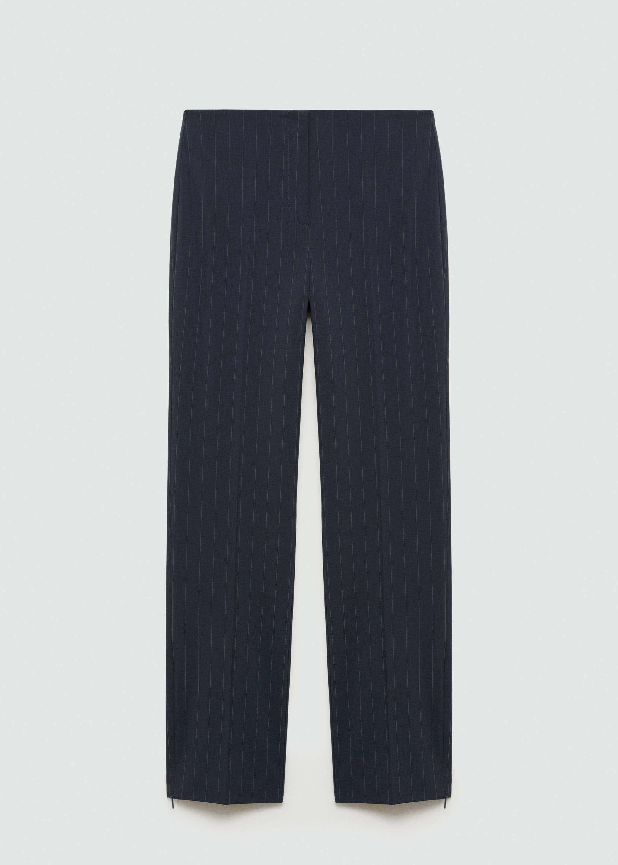 Chalk-stripe straight trousers - Article without model