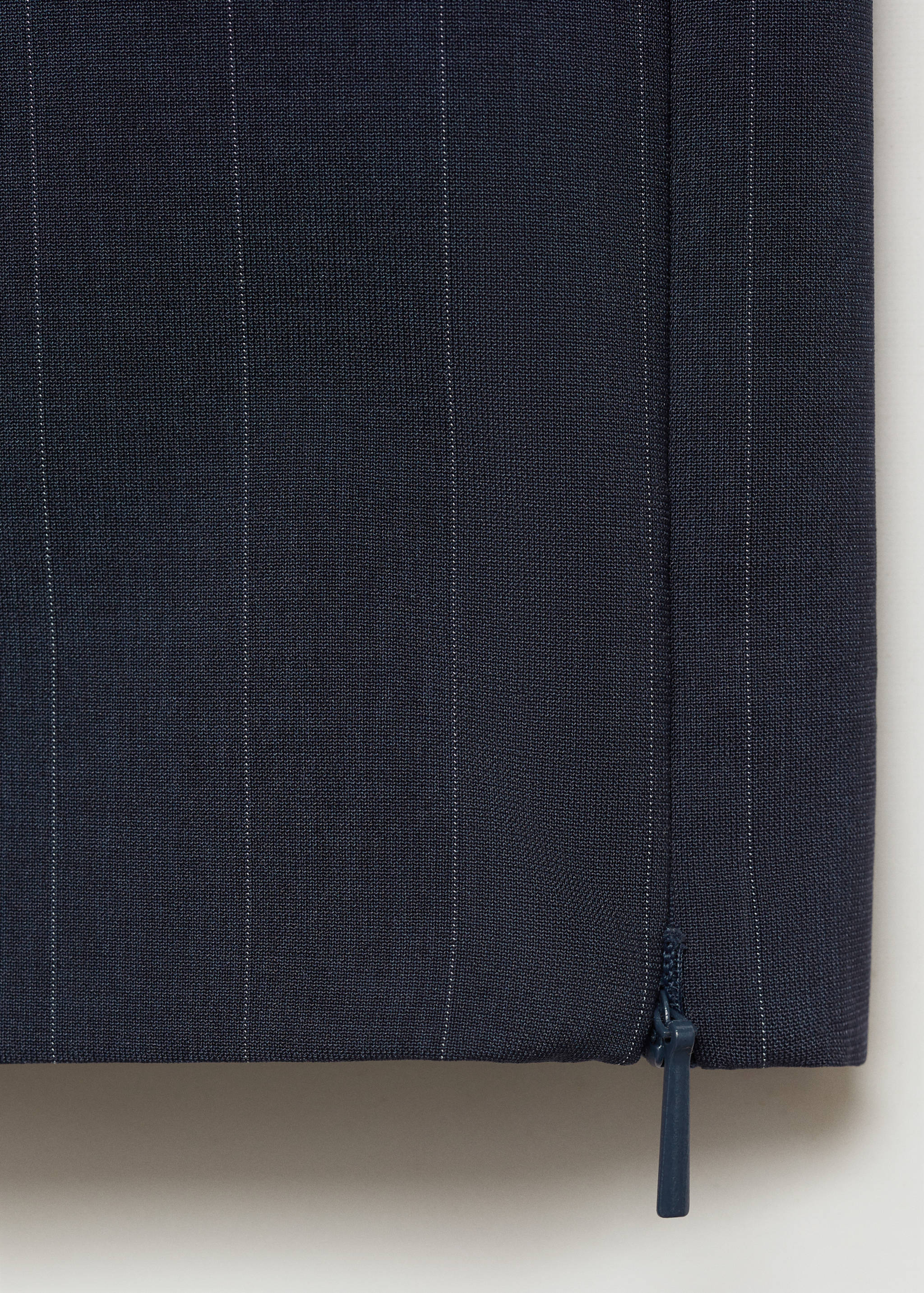 Chalk-stripe straight trousers - Details of the article 0