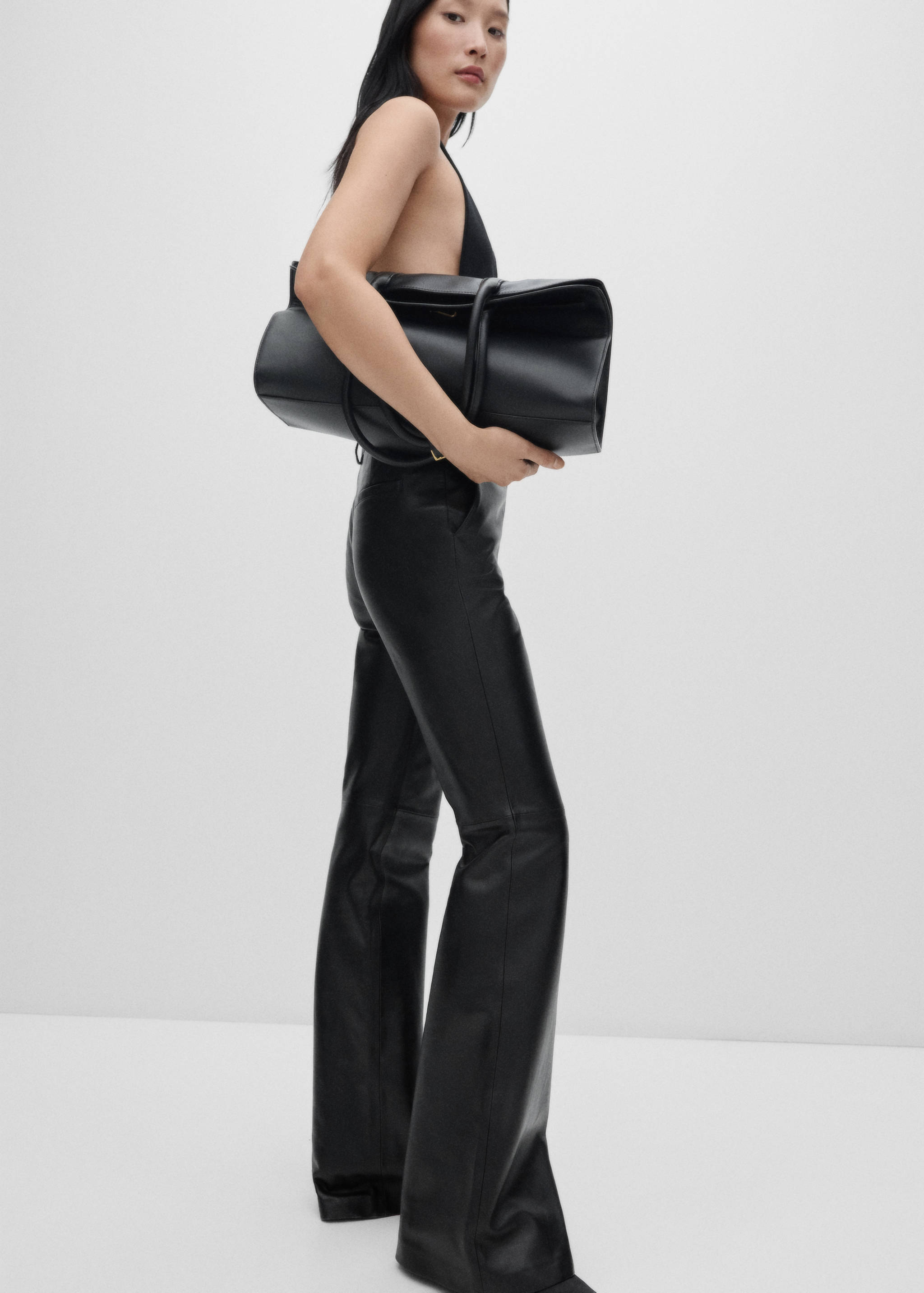 Leren flared broek - Detail van het artikel 1