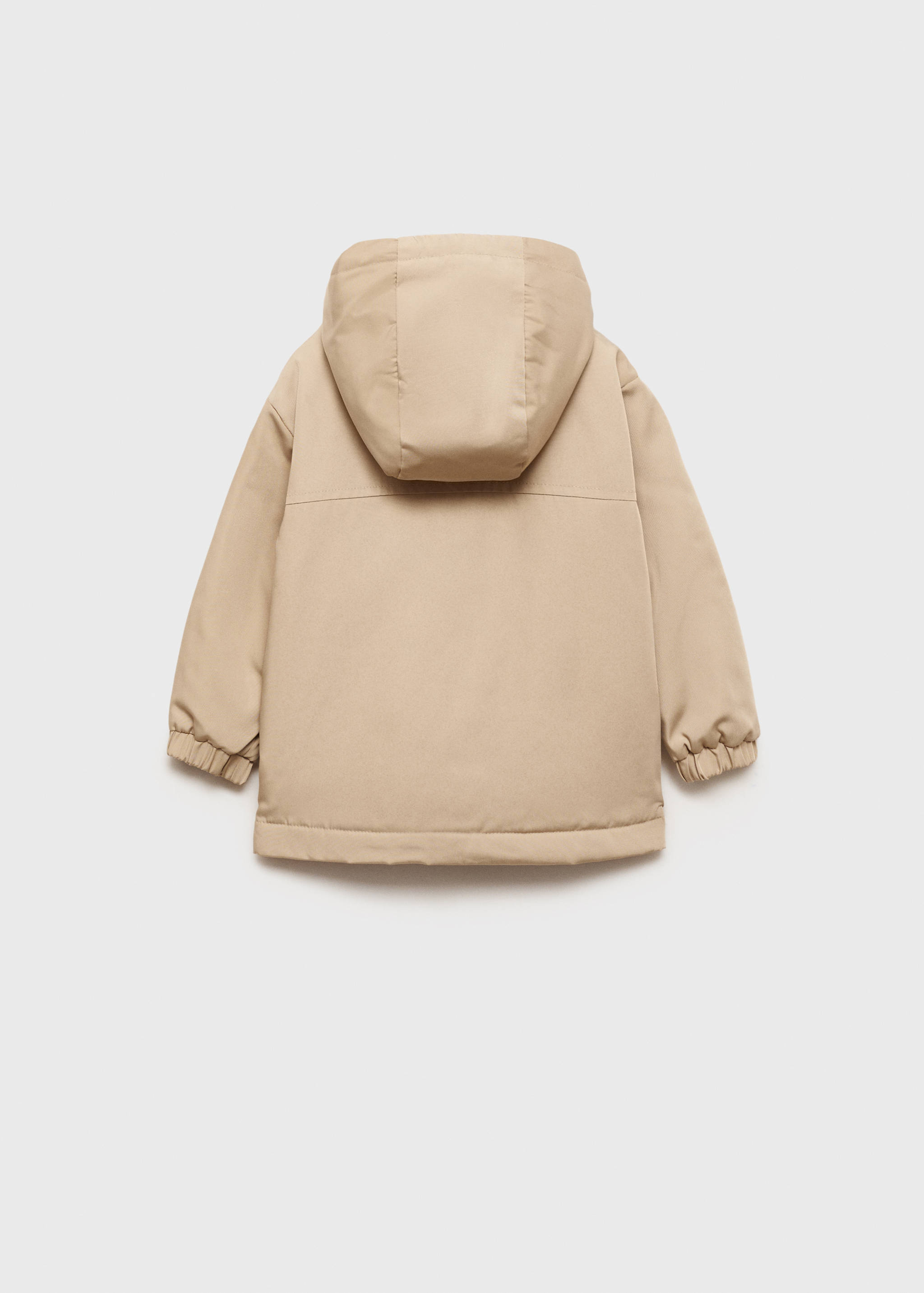 Hooded coat - Reverse of the article