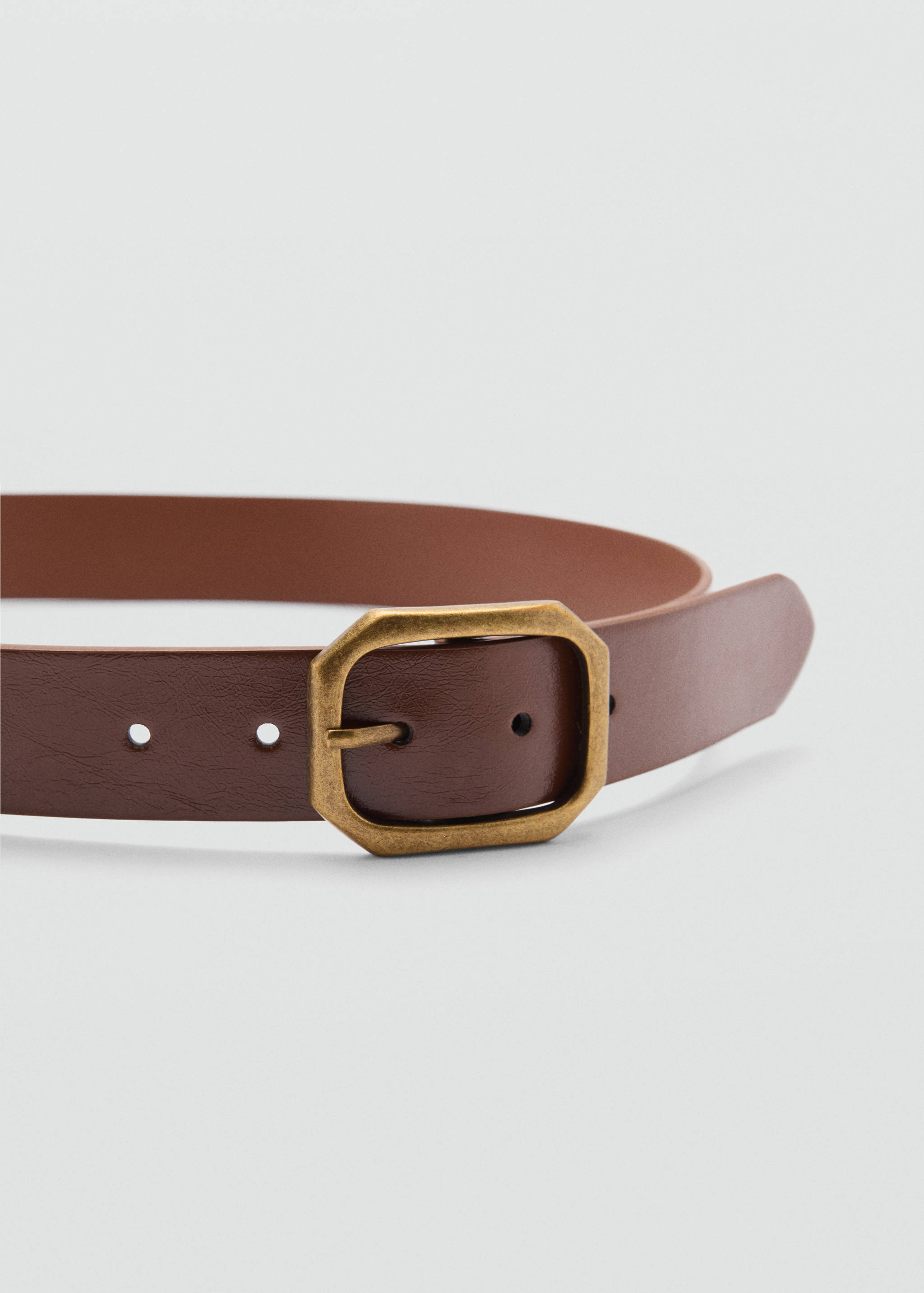 Metal buckle belt - Medium plane