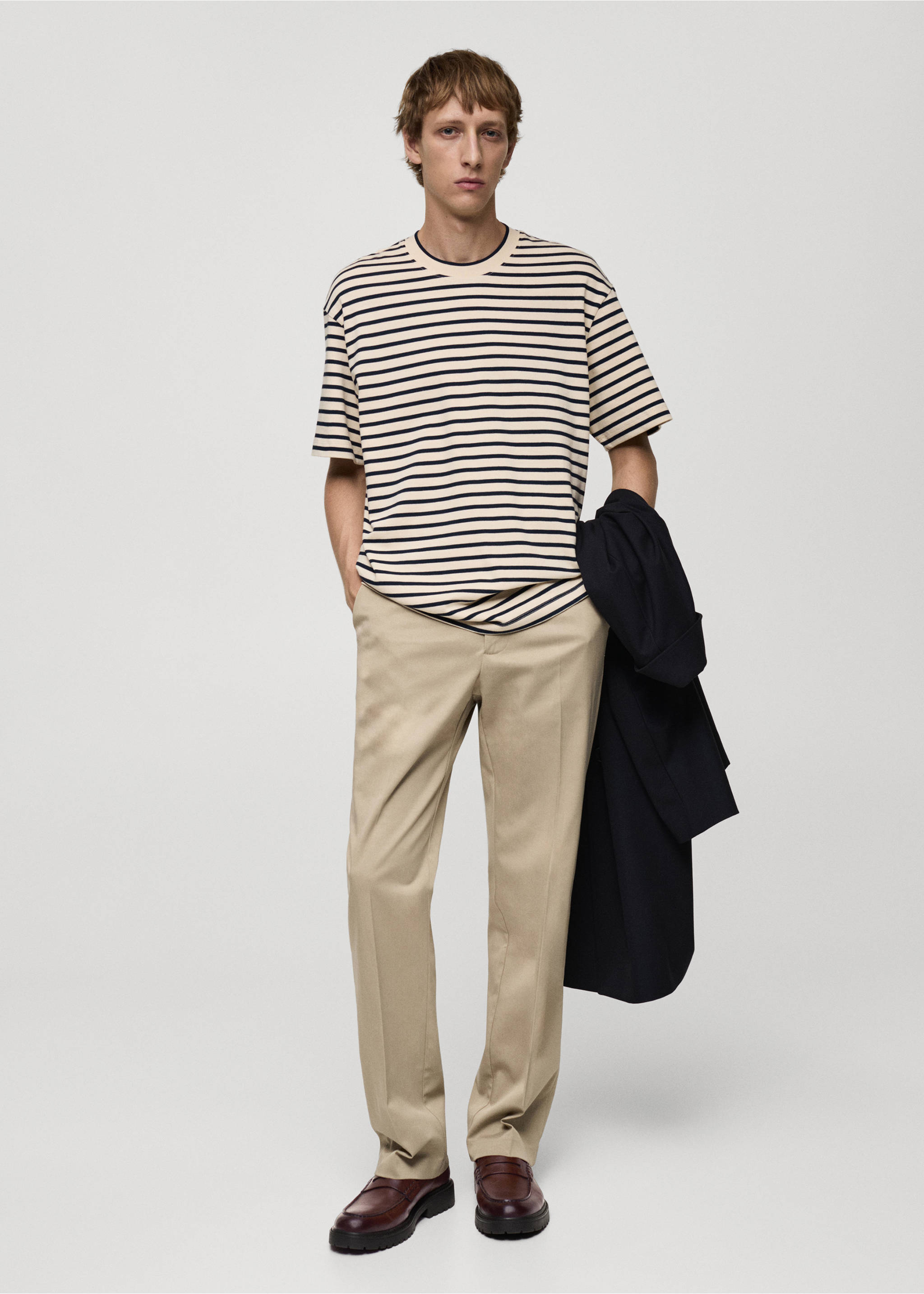 Leather penny loafers - General plane, Brown. Ref: 77045979-00.