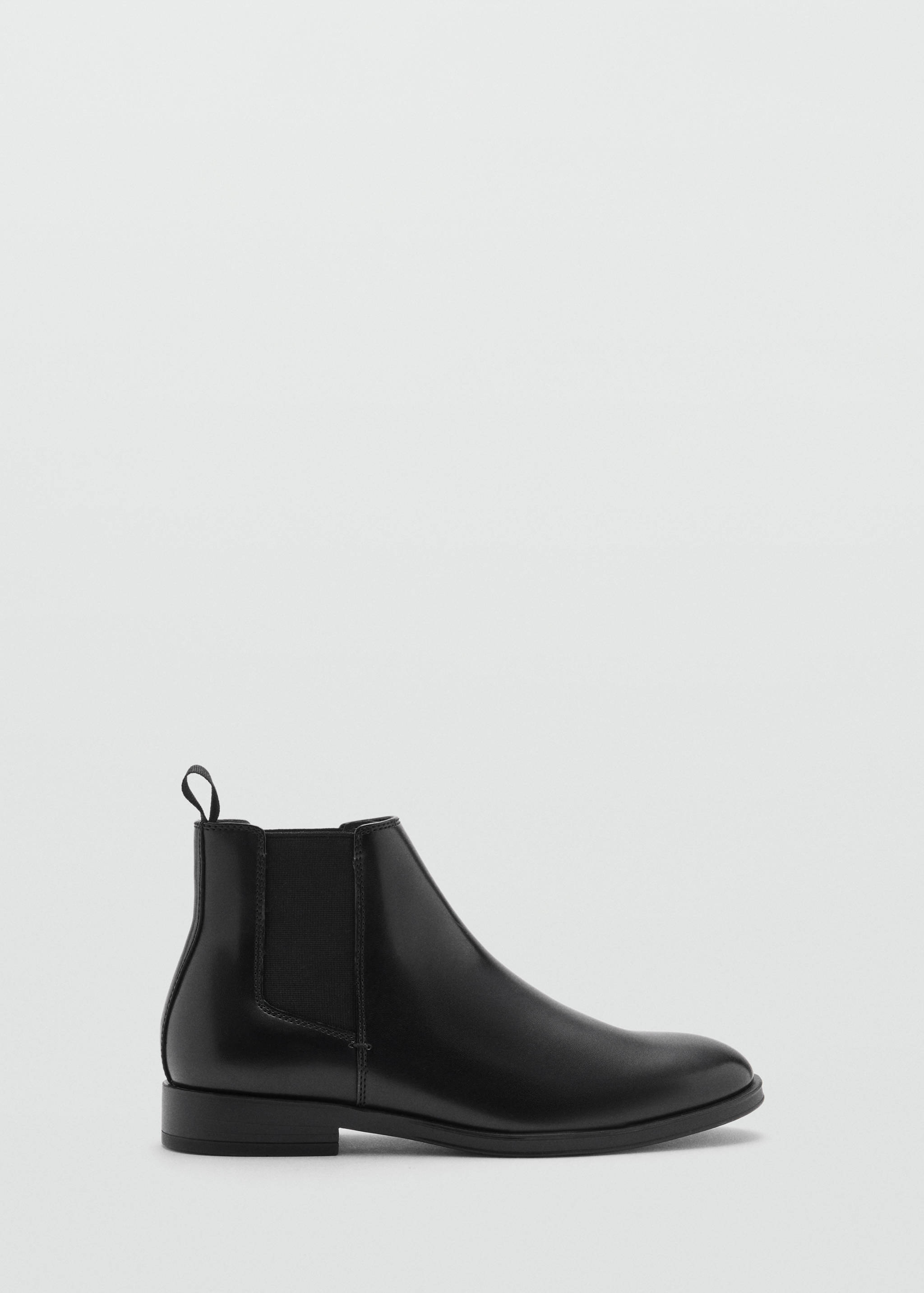 Faux-leather chelsea ankle boots - Article without model