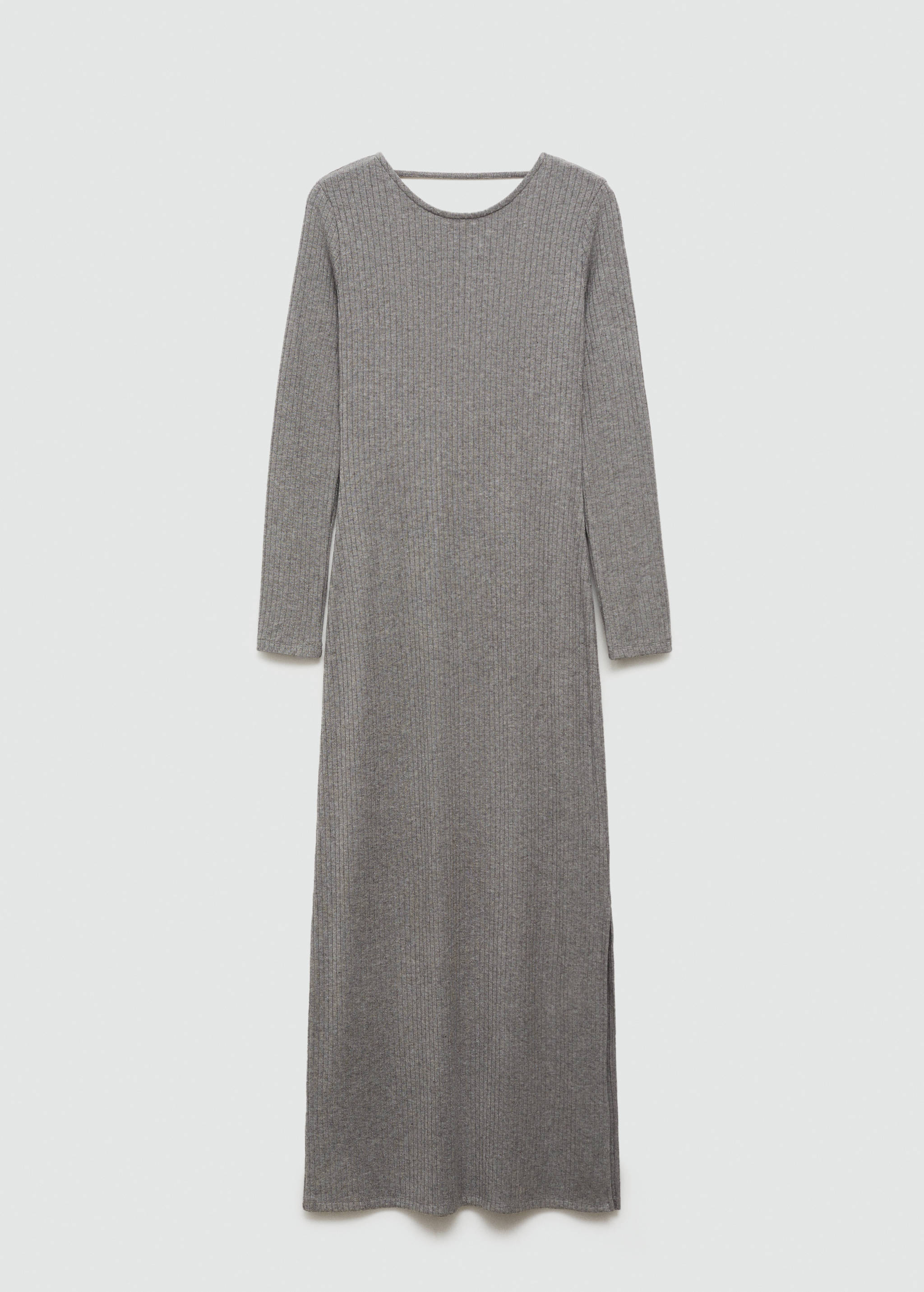 Vestido largo canalé - Artículo sin modelo