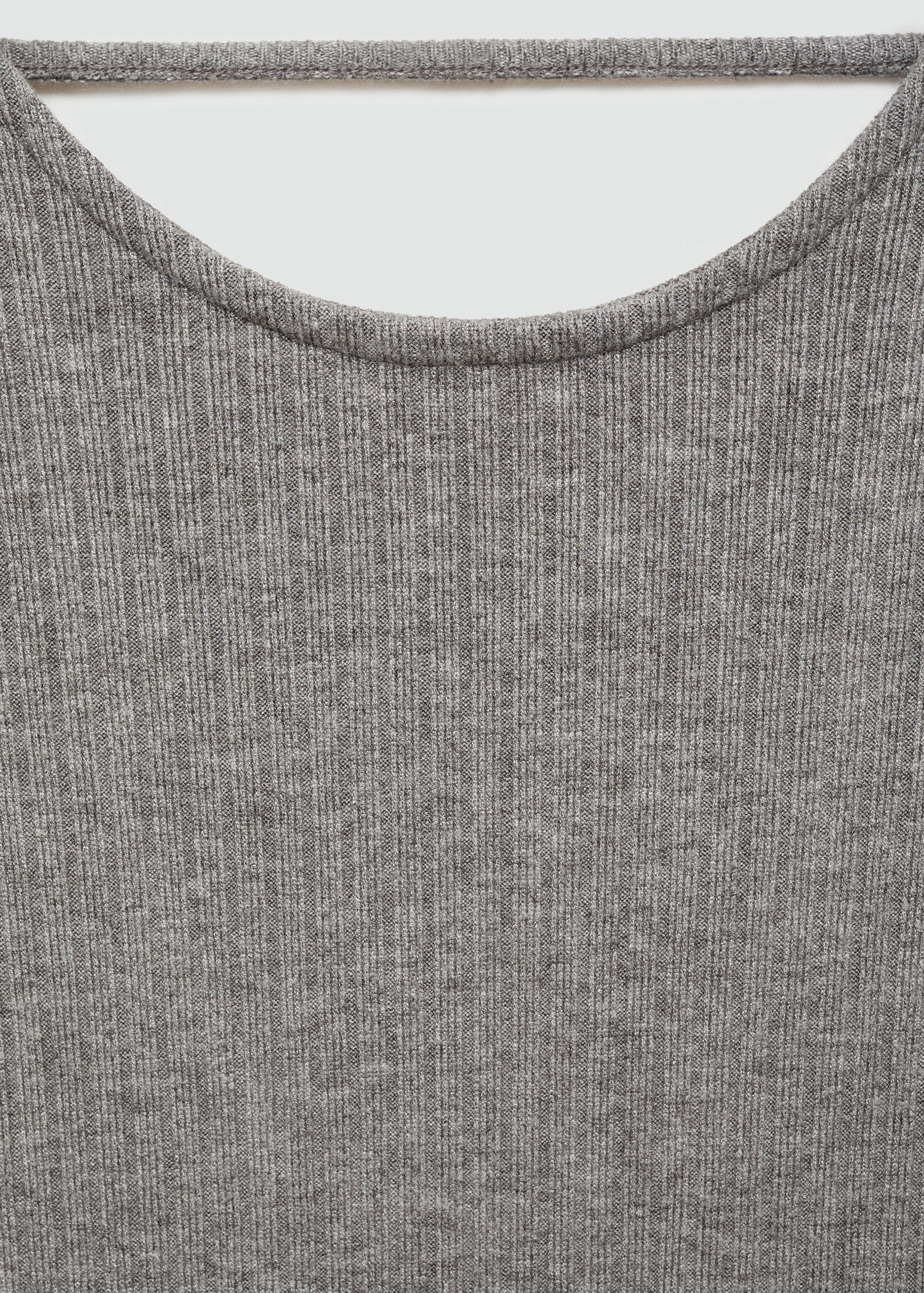 Vestido largo canalé - Detalle del artículo 8