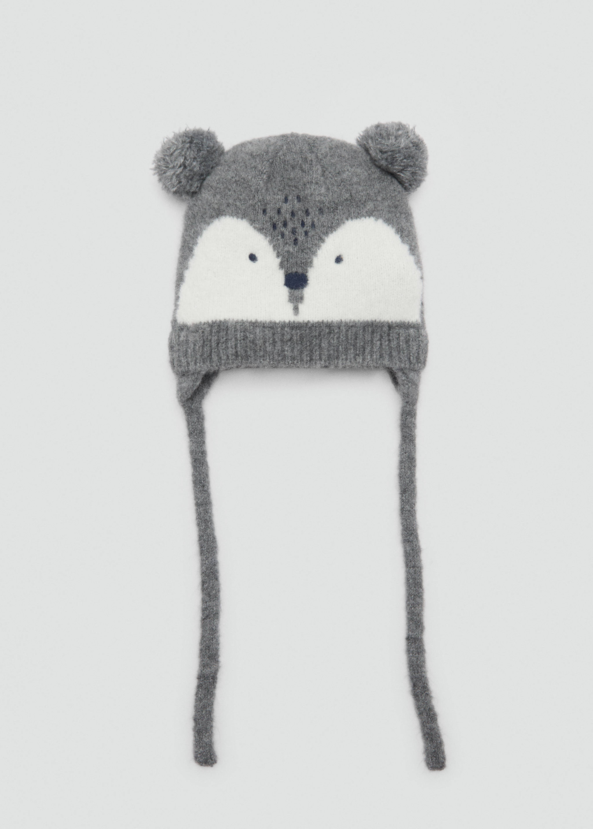 Raccoon knitted hat - Article without model