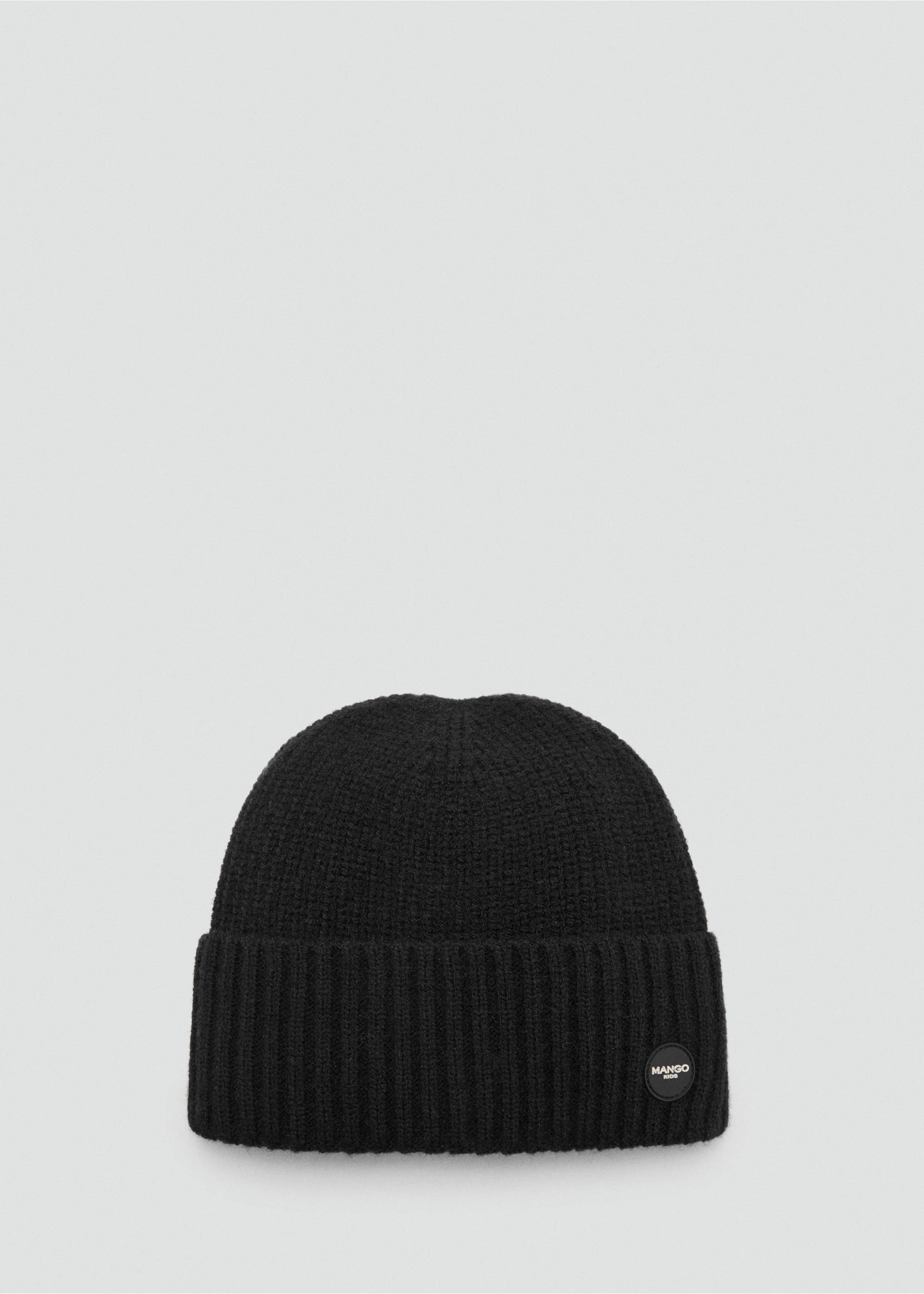 Knit beanie - Article without model, Black. Ref: 77045992-00.