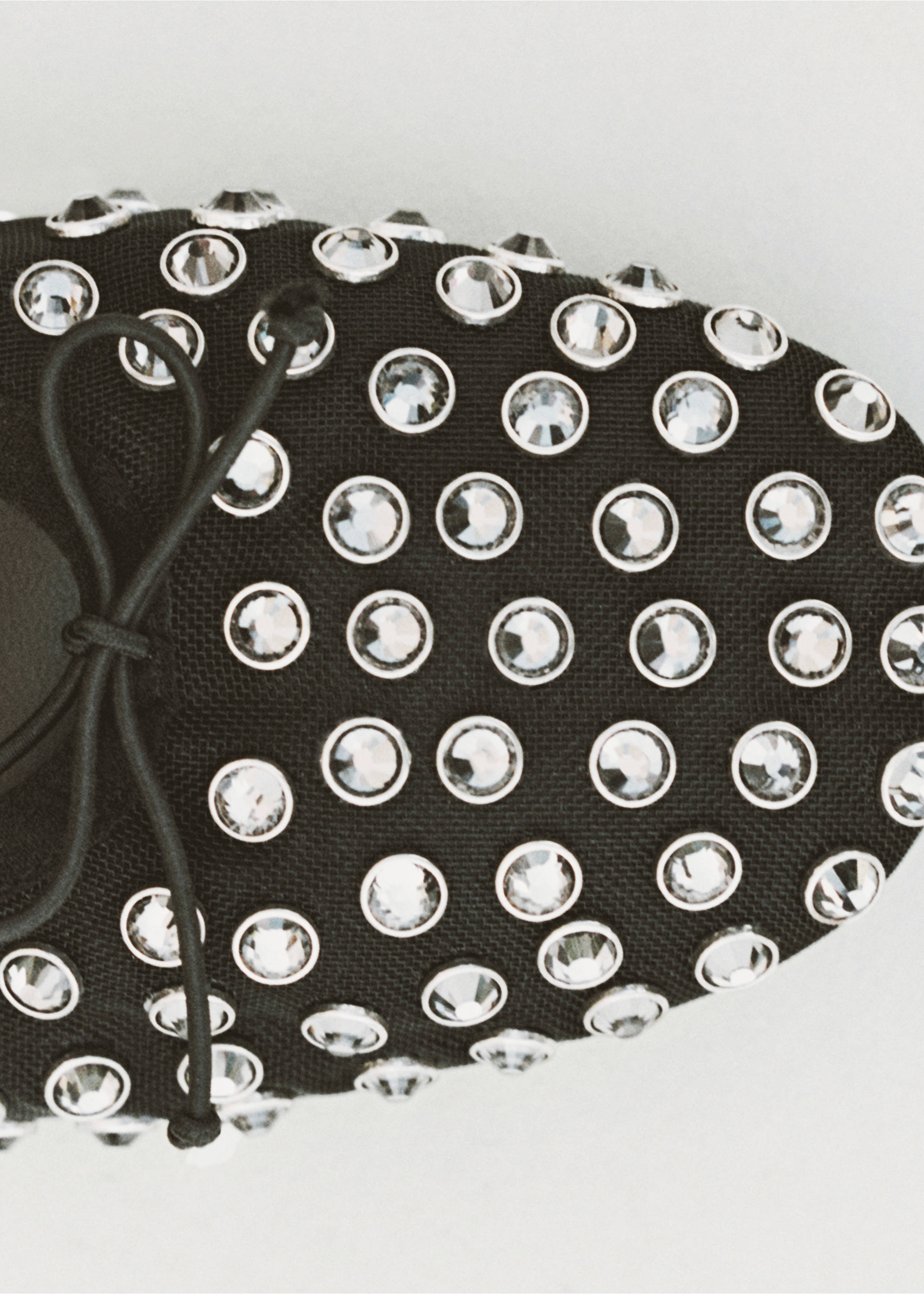 Studded mesh ballerina shoes - General plane, Black. Ref: 77045998-00.