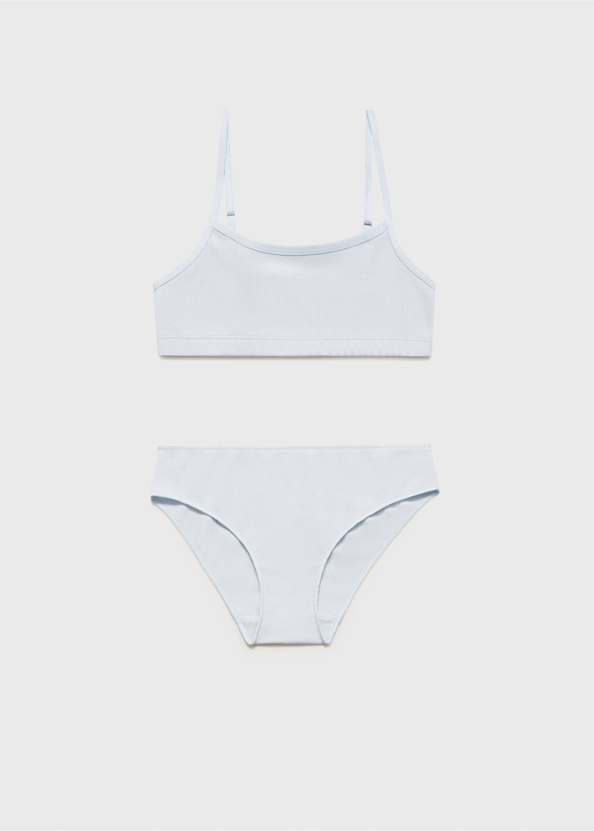 Cotton underwear set - Article without model, Sky Blue. Ref: 77046005-00.