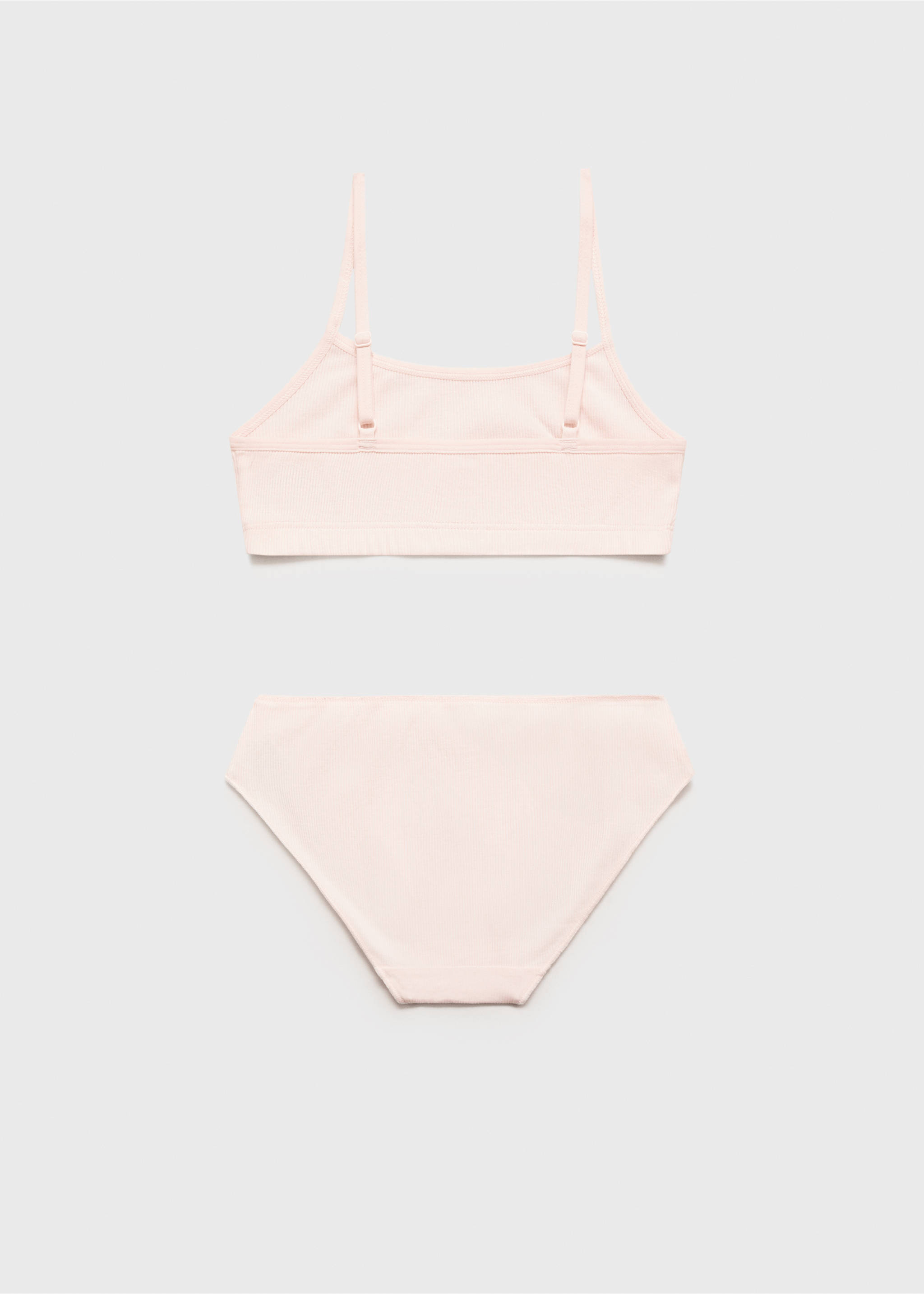 Pack Baumwoll-Unterwäsche - Rückseite des Artikels, Rosa. Ref: 77046005-00.